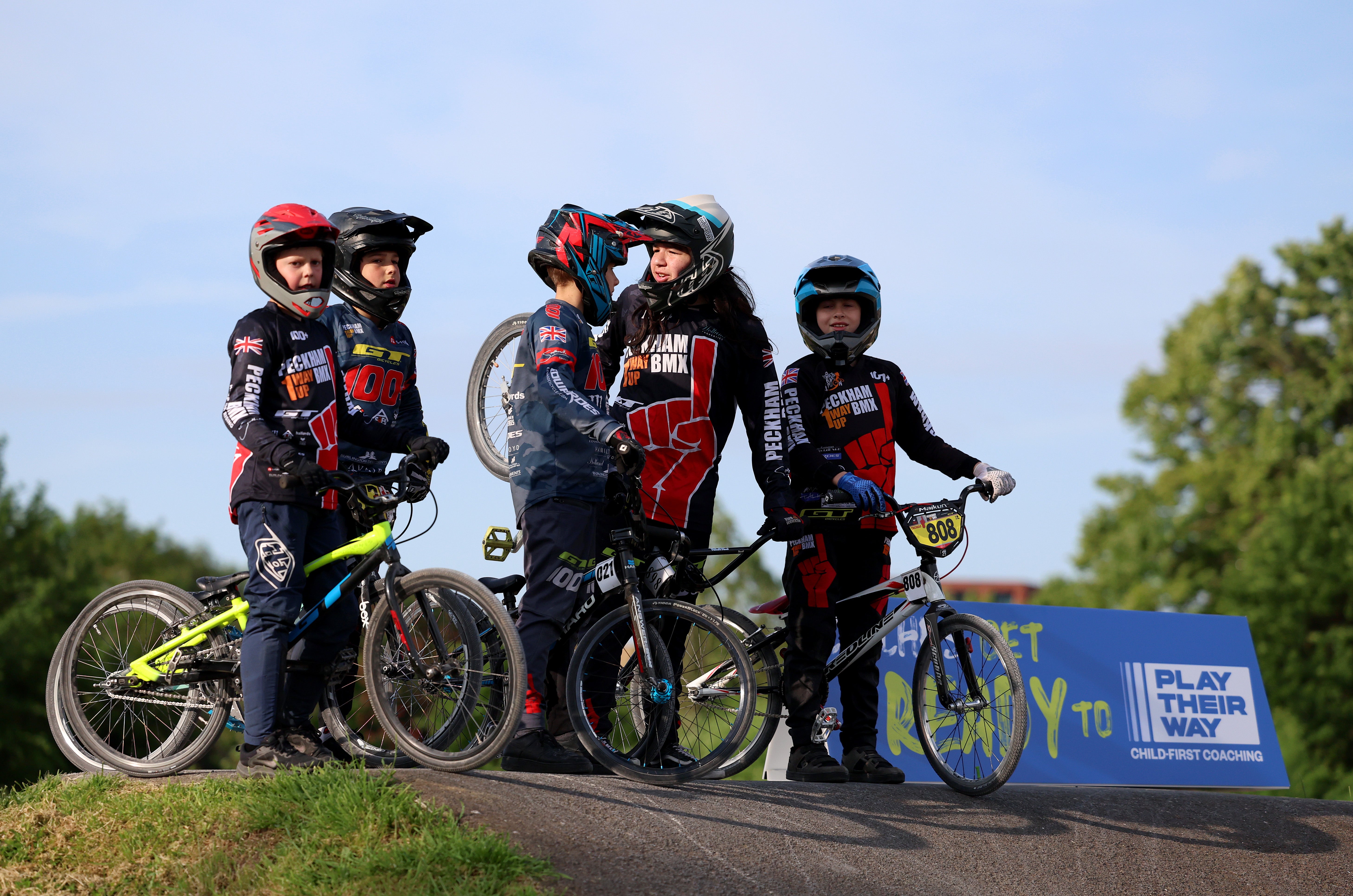 ‘Play Their Way’ was launched on Tuesday at the Peckham BMX club (Getty)