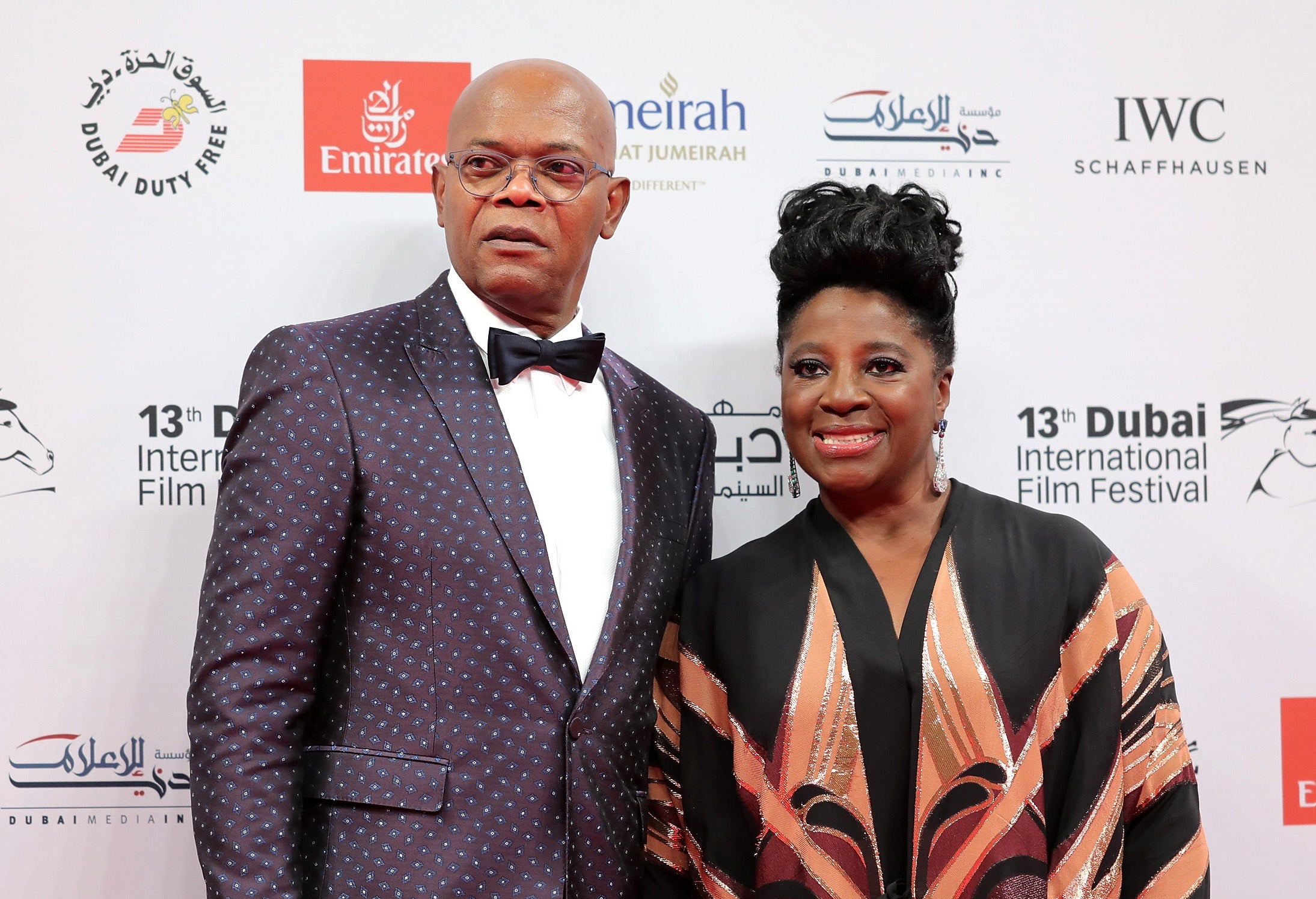 Samuel L Jackson and LaTanya Richardson Jackson