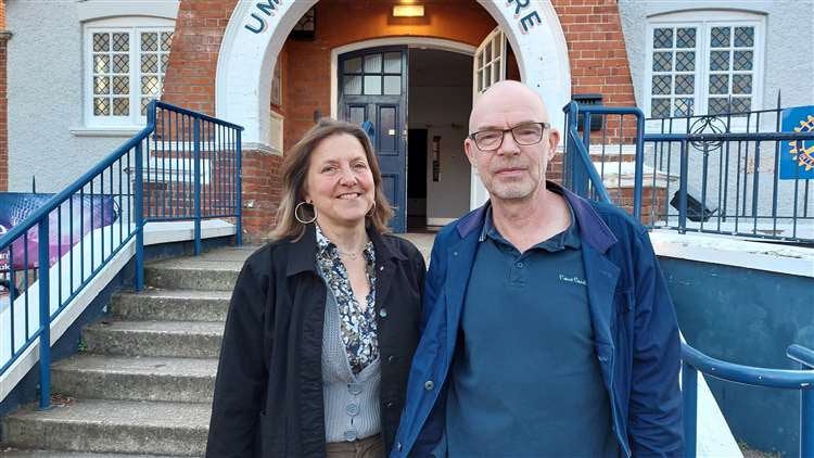 Cllr Clare Turnbull and Cllr Steven Wheeler from Canterbury City Council’s Green Party