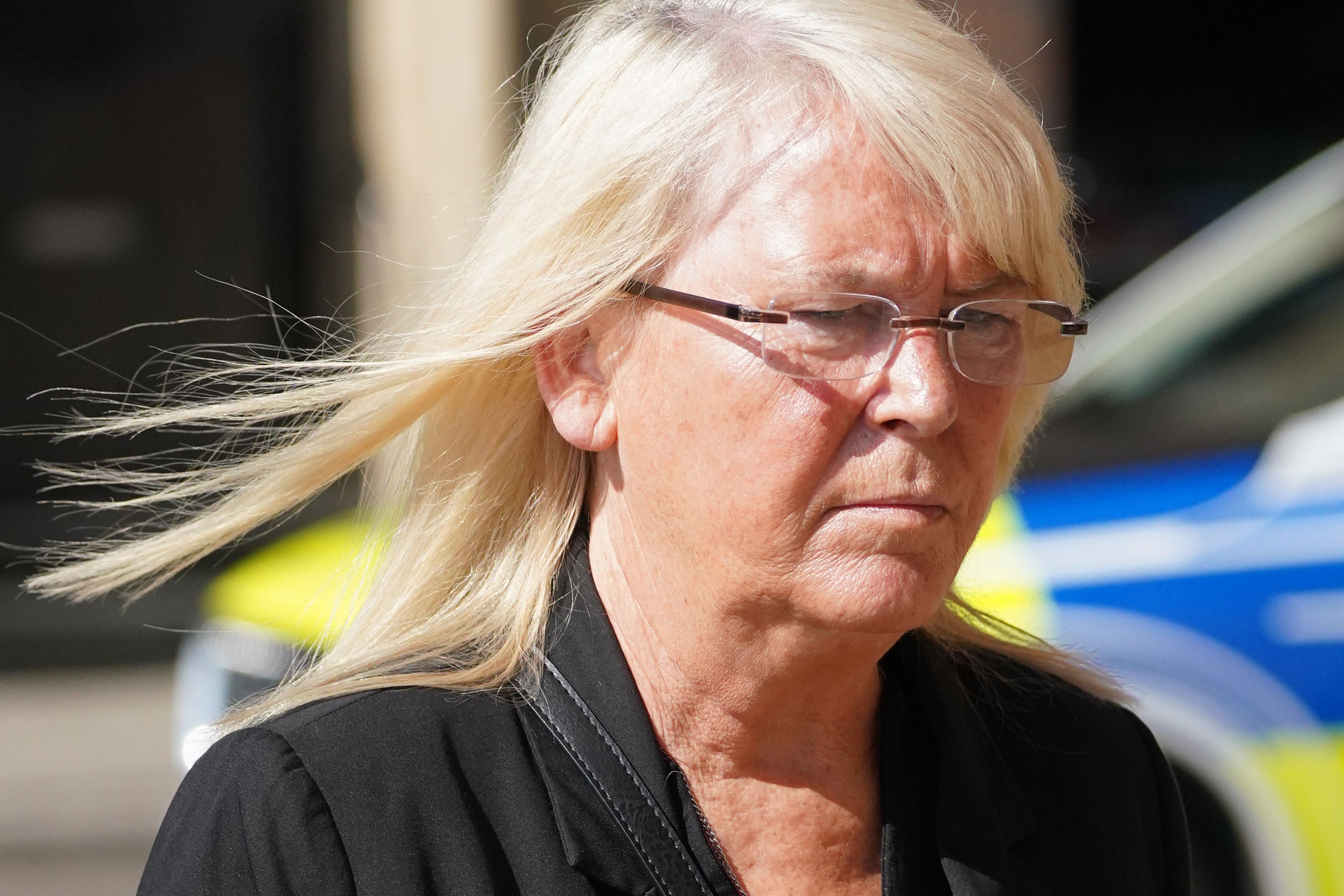 Sharon Henderson arriving at Newcastle Crown Court (Owen Humphreys/PA)