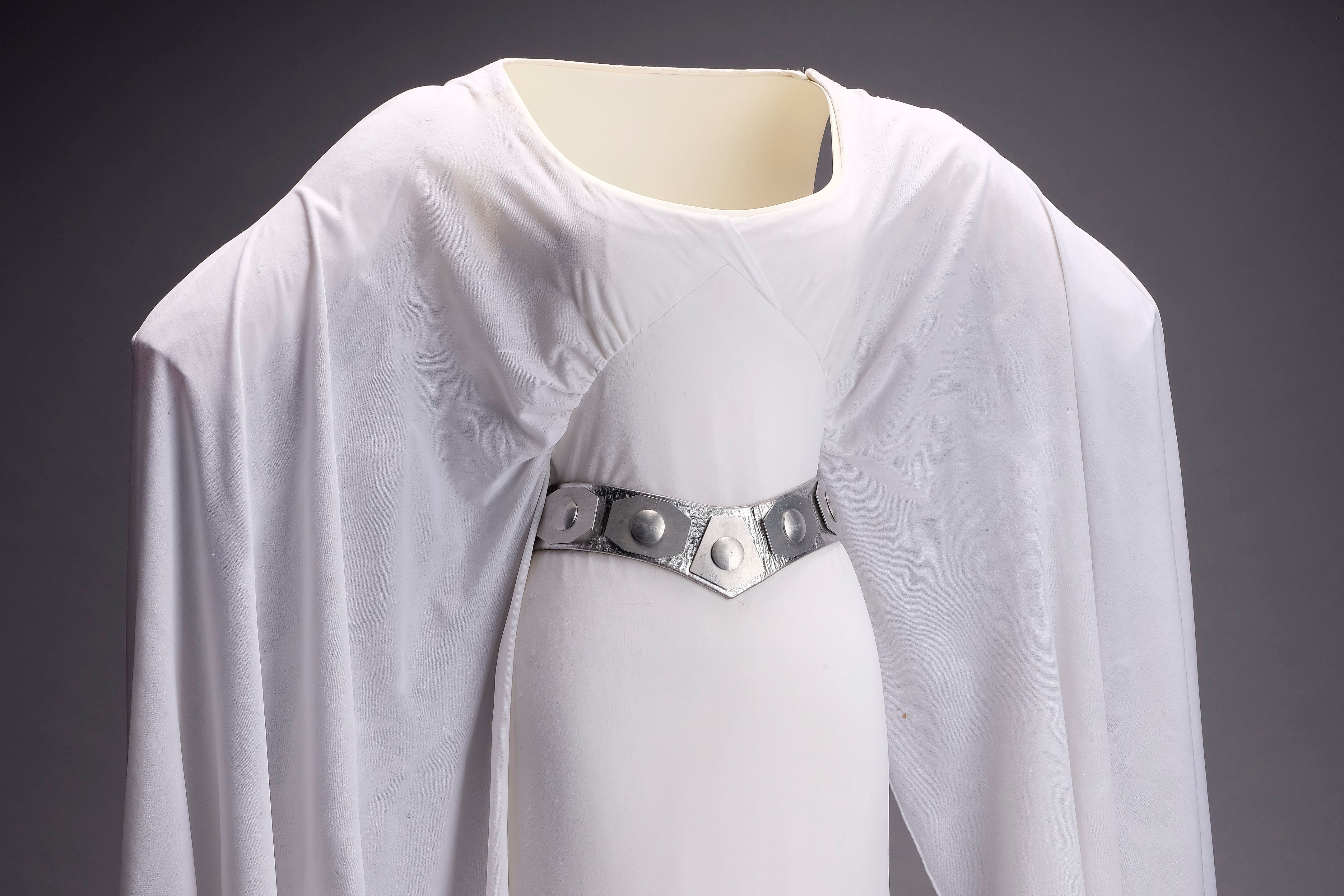 One-of-a-kind Princess Leia dress worn by Carrie Fisher to sell for up to £1.6m (Propstore/PA)