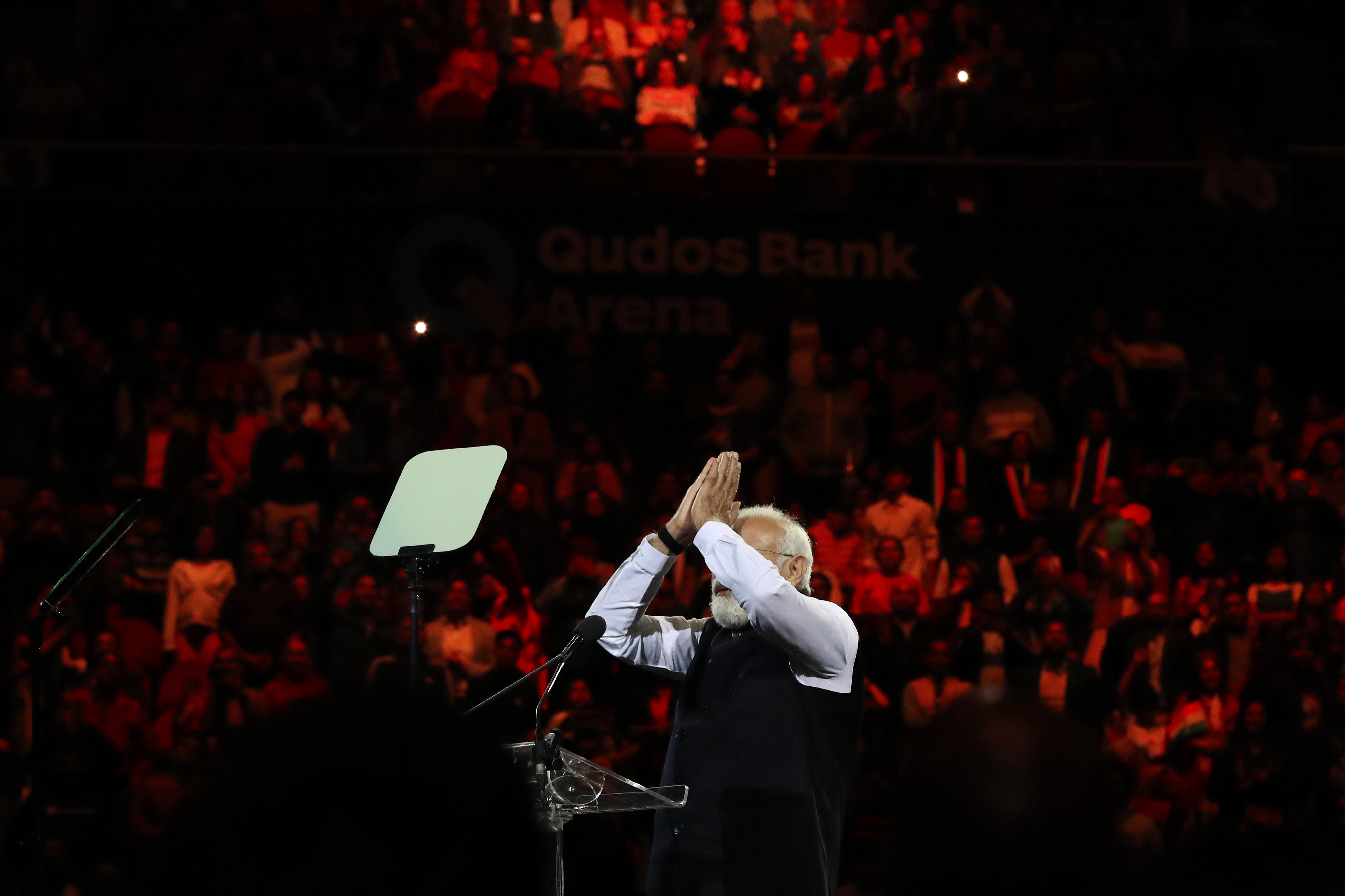 India’s Prime Minister Narendra Modi attends an Indian cultural event with Australia’s prime minister Anthony Albanese