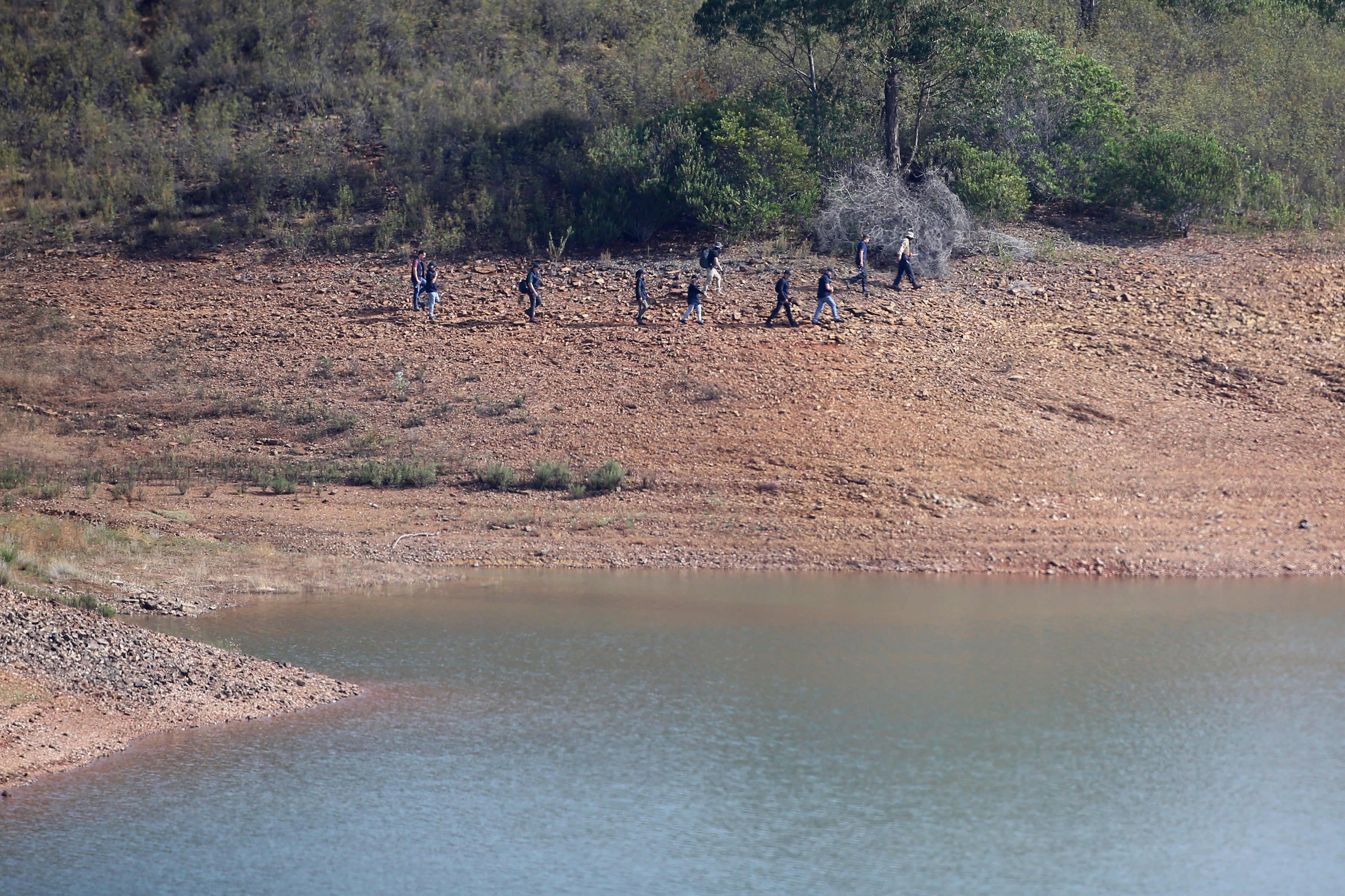 Police searched the Algarve reservoir for three days in May