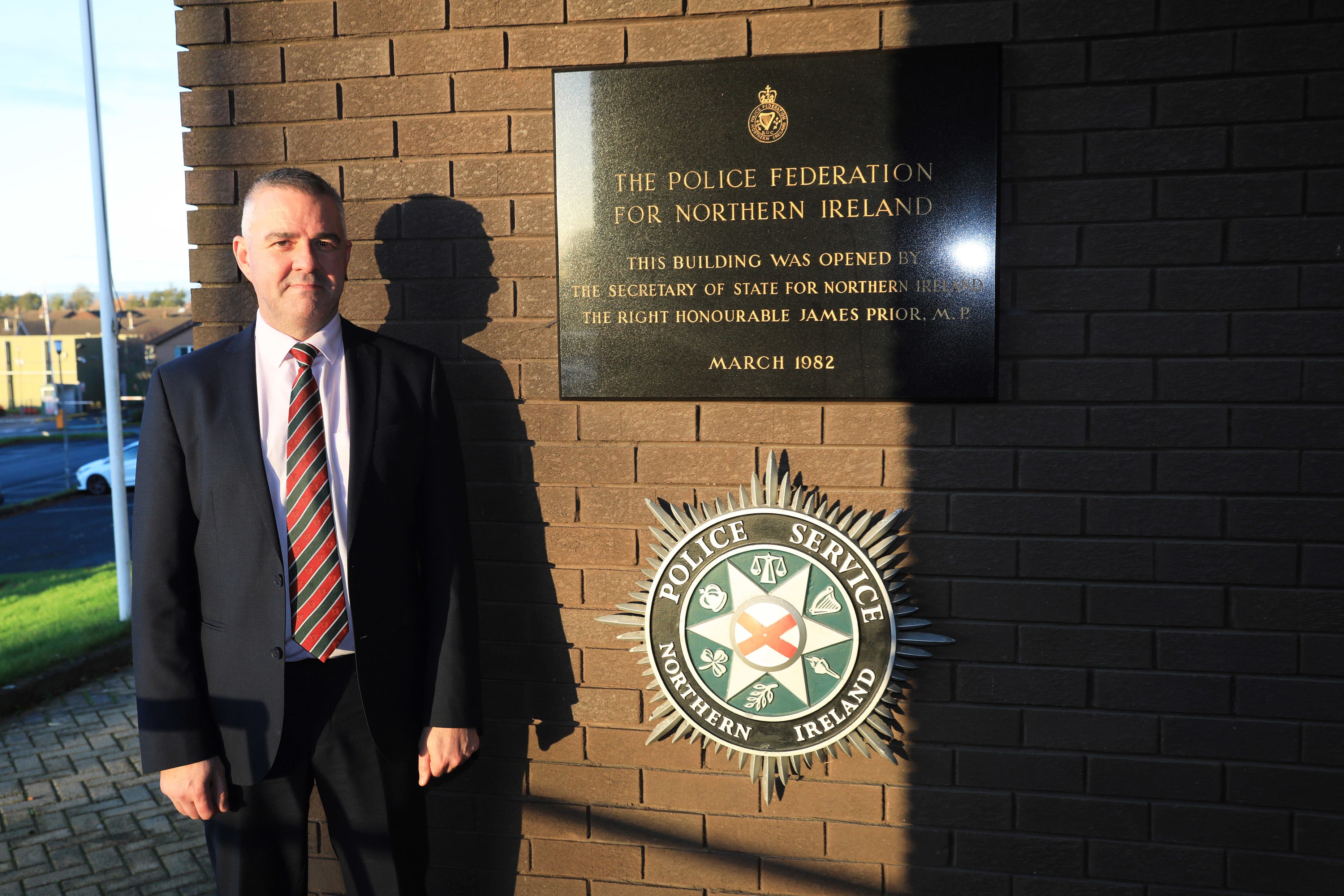 Liam Kelly, chairman of the Police Federation for Northern Ireland (Peter Morrison/PA)