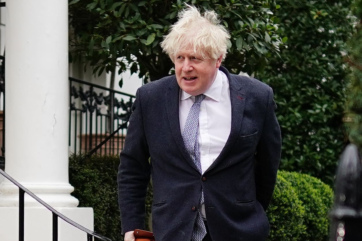 Former prime minister Boris Johnson (Aaron Chown/PA)