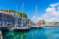 Boy, 5, dies after falling from harbour wall in Cornwall tourist town