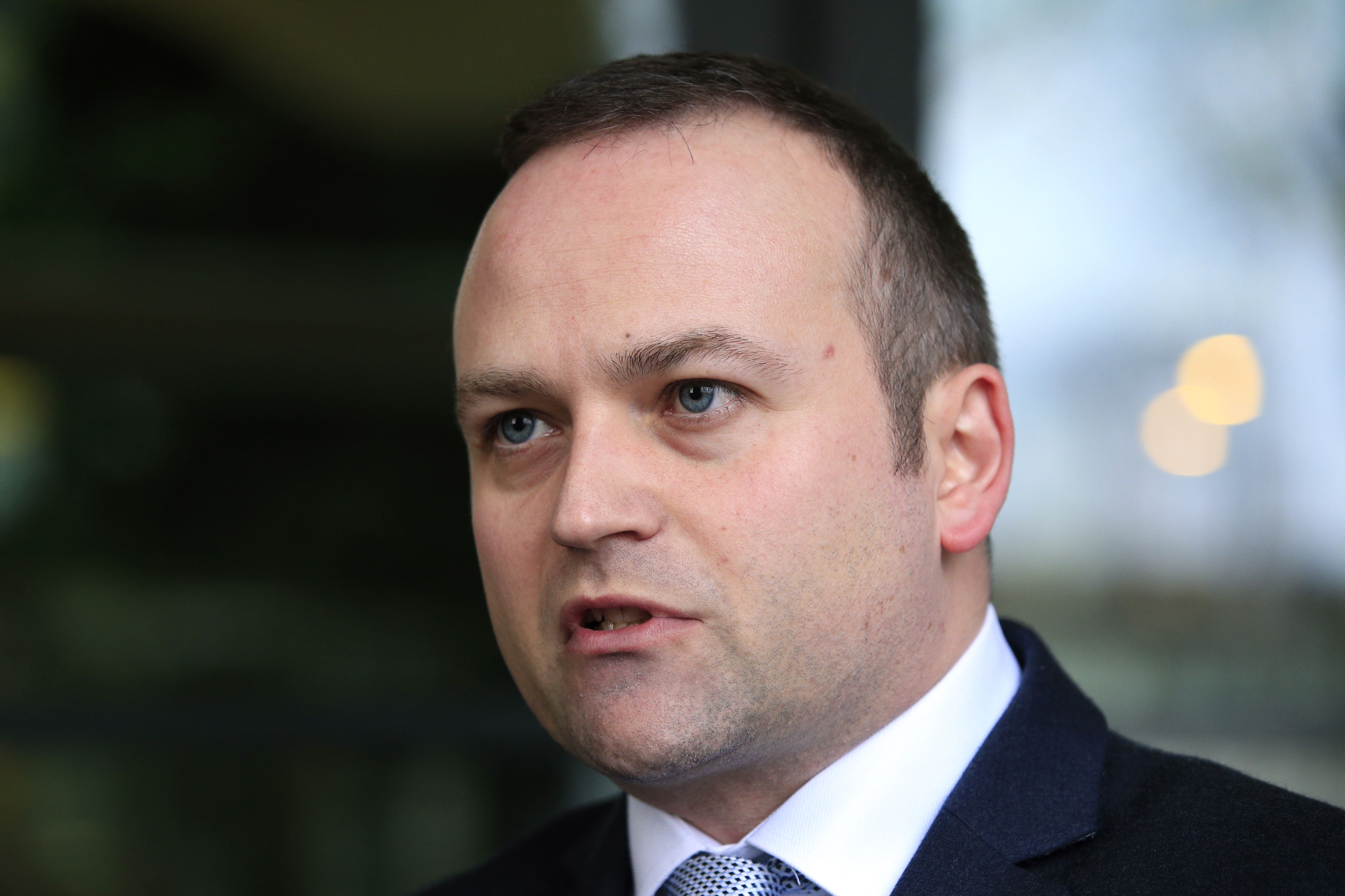 Labour MP Neil Coyle speaking to the media outside Portcullis House, London (Jonathan Brady/PA)