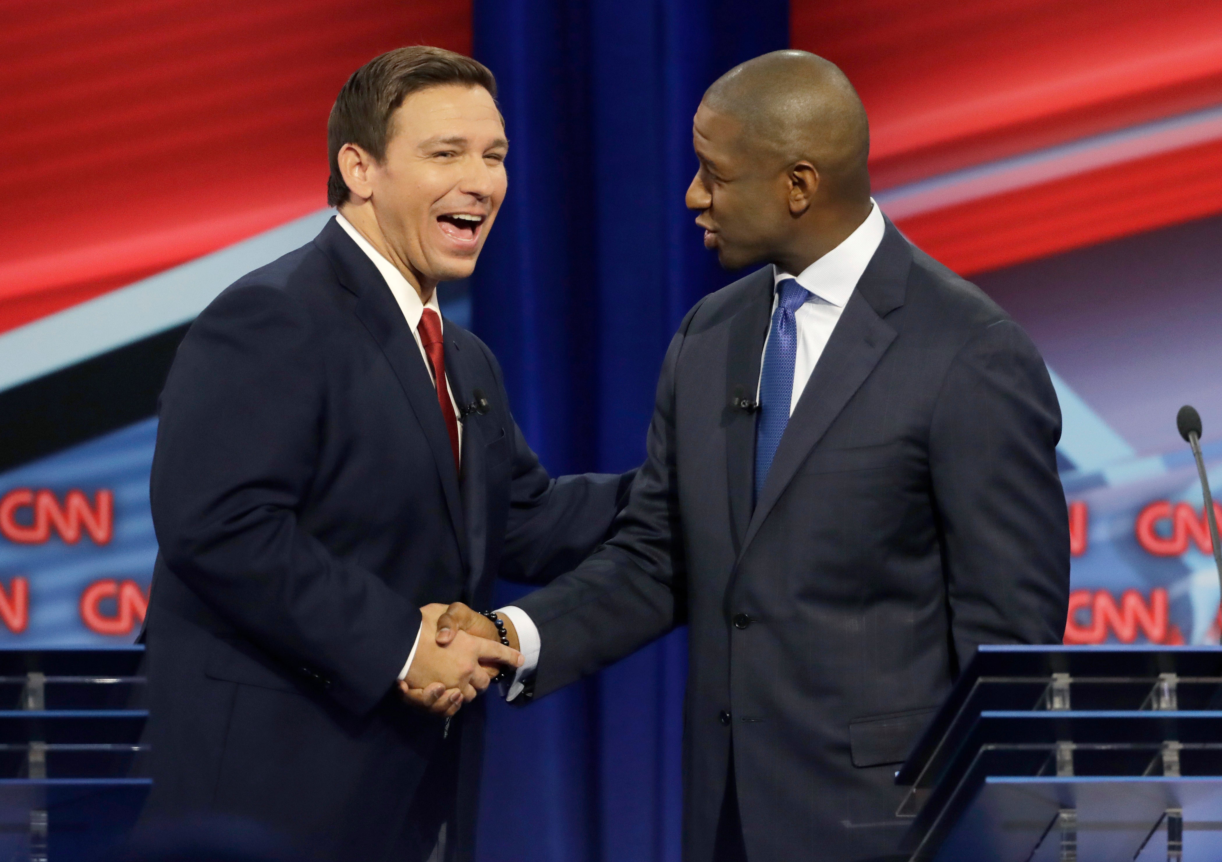 DeSantis narrowly defeated then-Democratic rising star Andrew Gillum in 2018 – more convincing victories would follow