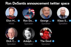 Trump posts fake DeSantis Twitter Spaces video featuring Hitler, George Soros and the devil
