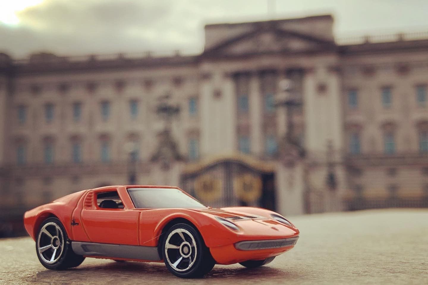 One car was photographed at Buckingham Palace (Ross Burns/PA)