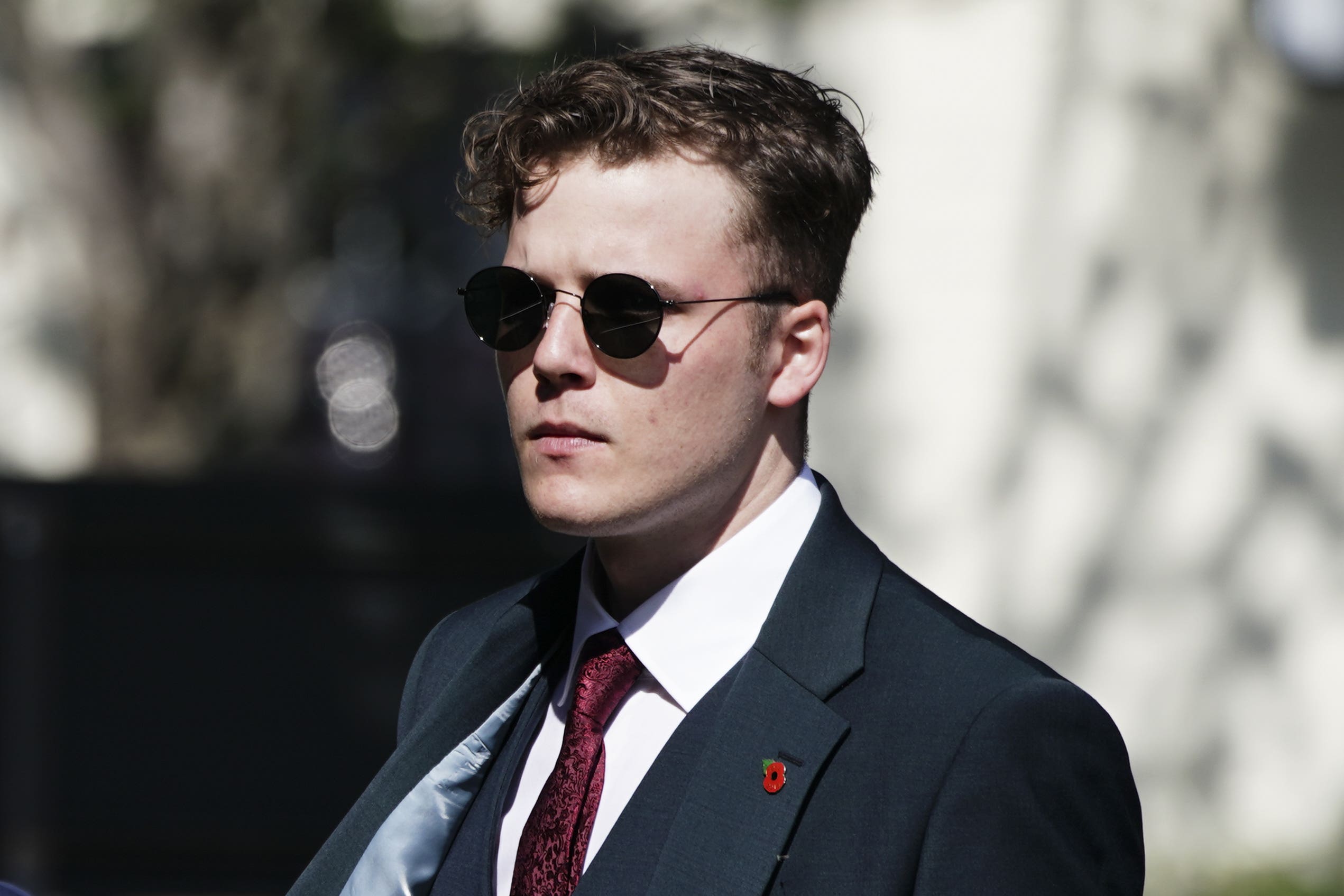 Pc Callum Utley at High Wycombe Magistrates’ Court (Jordan Pettitt/PA)