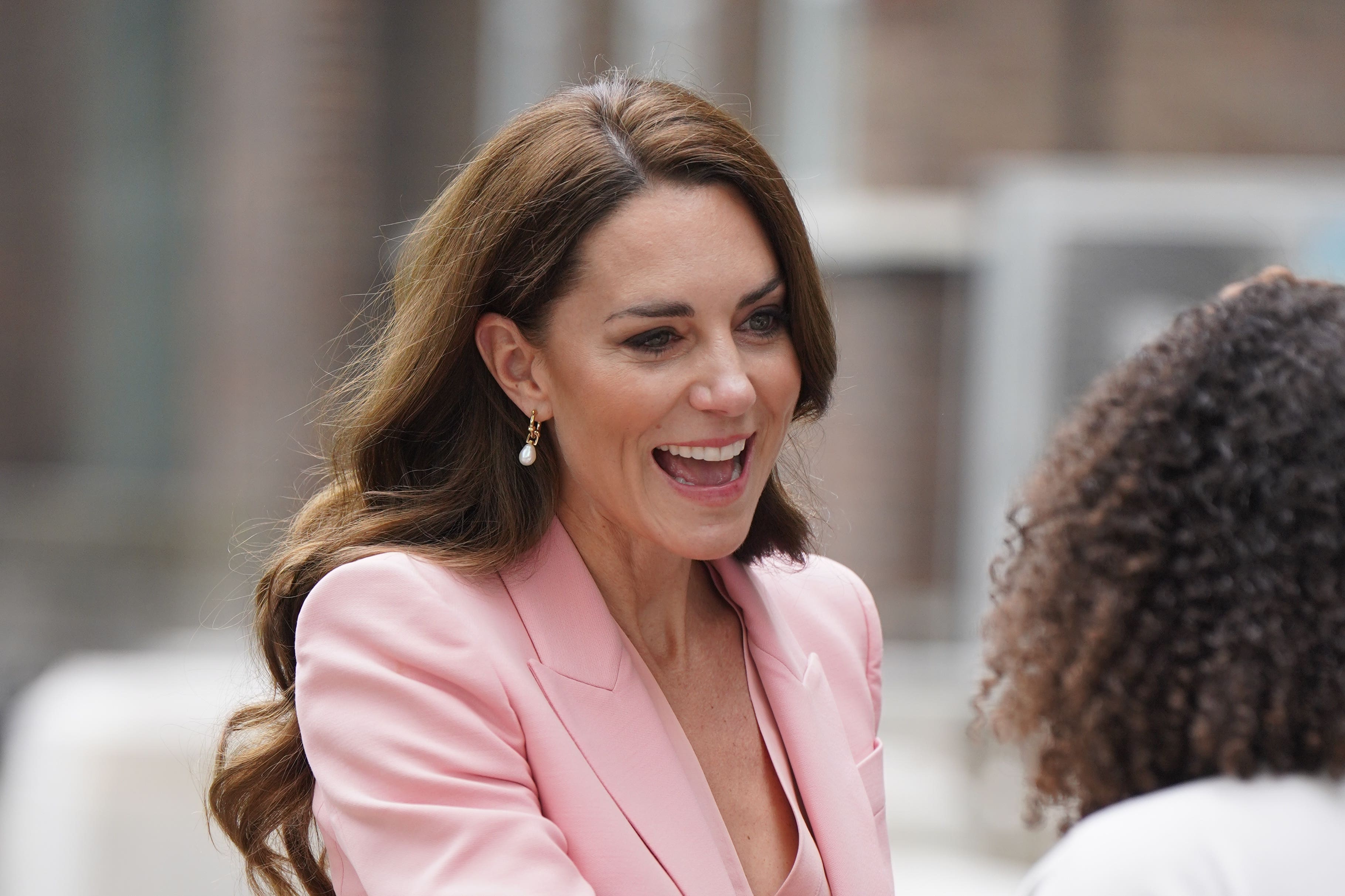 The Princess of Wales arrives at the Foundling Museum in London (James Manning/PA)