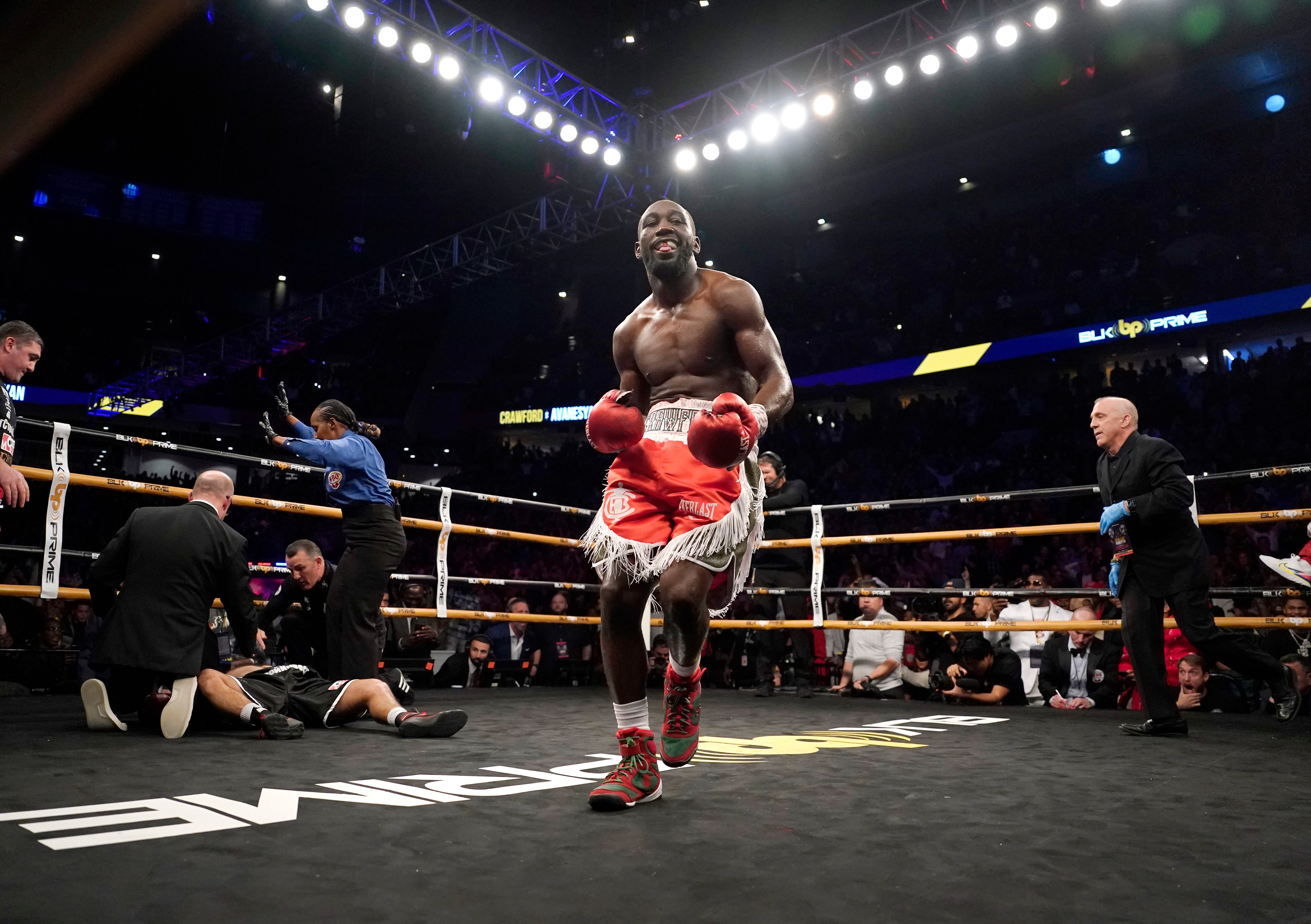 Crawford in December 2022, seven months before making history against Errol Spence Jr