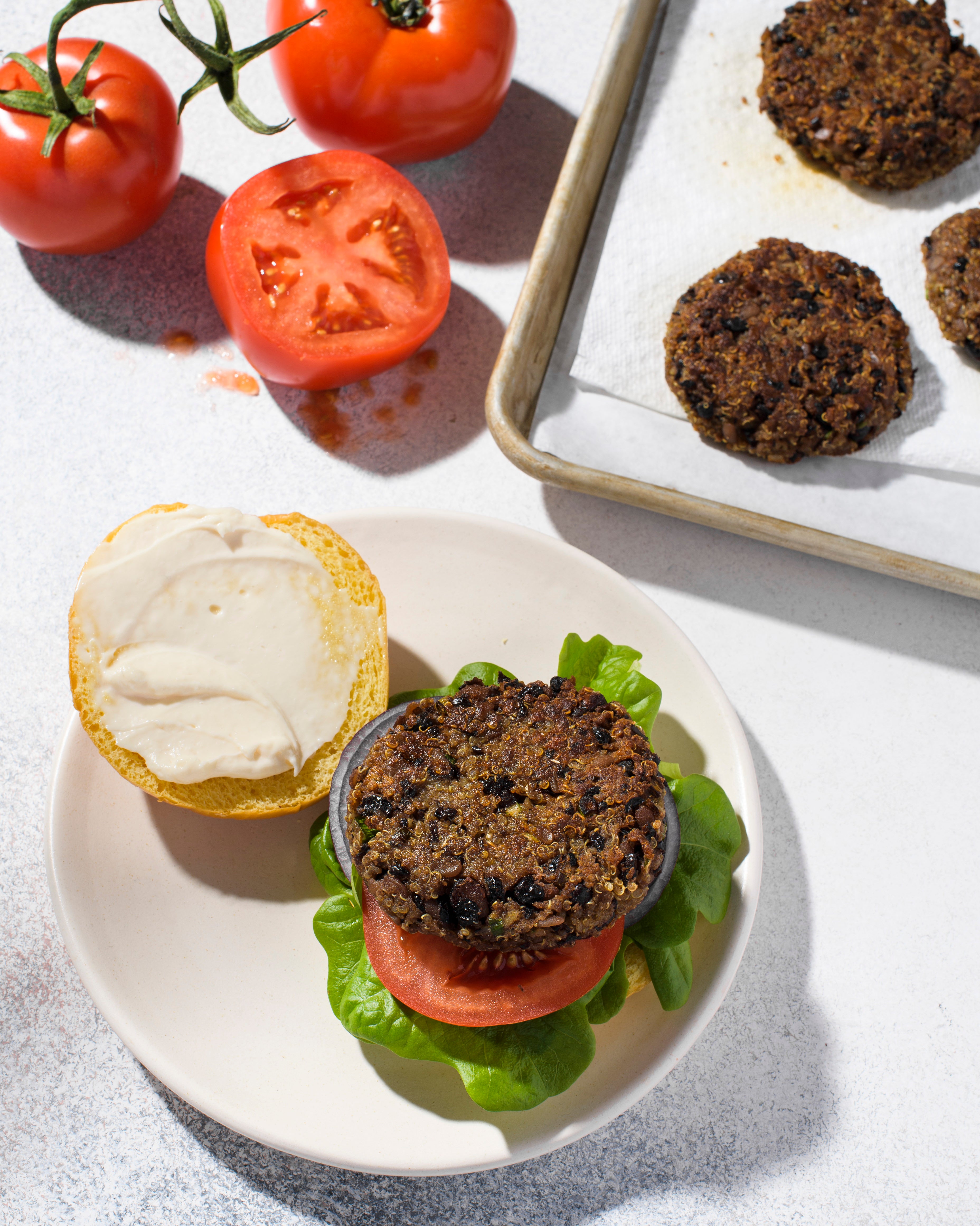 Food-MilkStreet-Quinoa and Black Bean Burgers