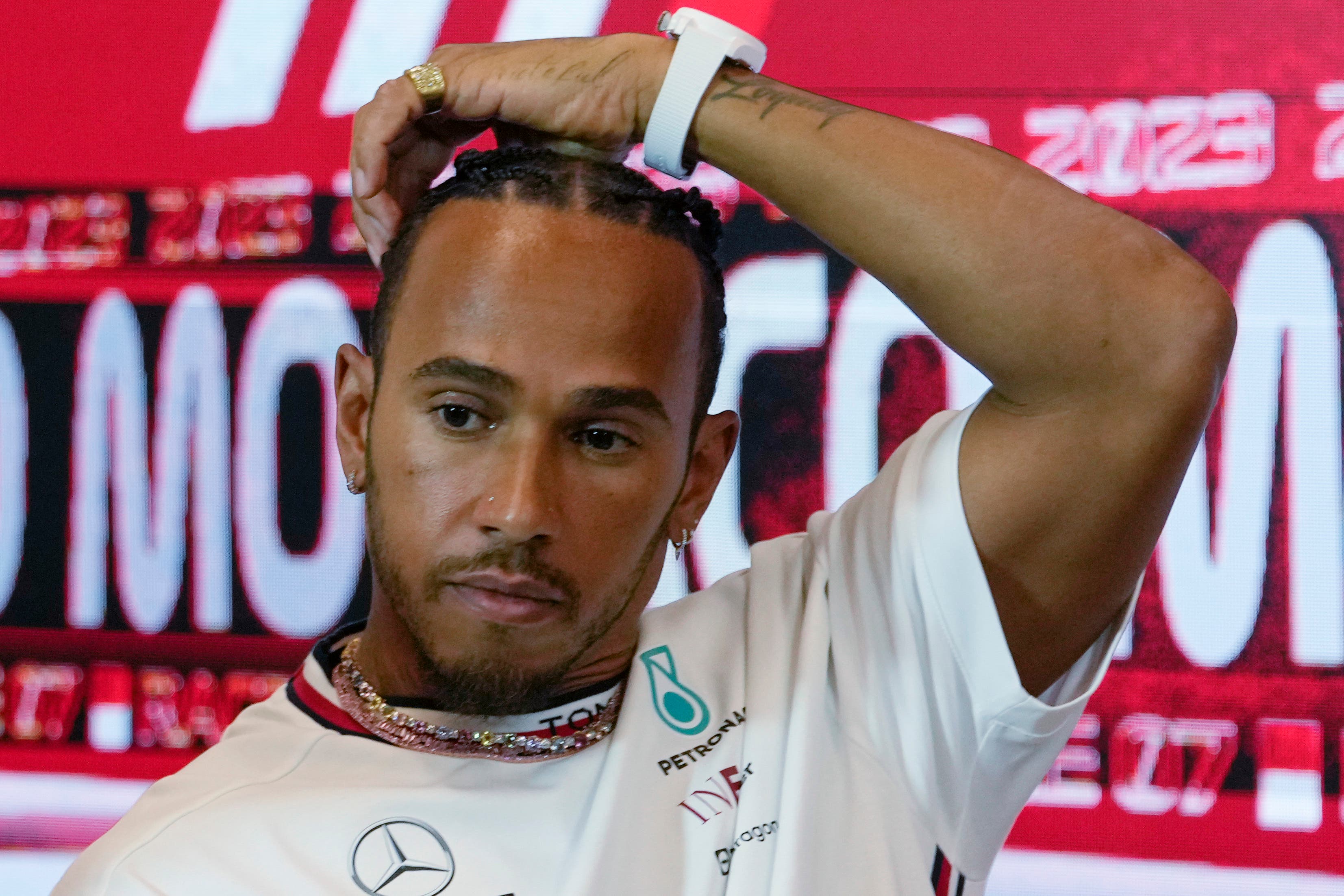 Lewis Hamilton has denied reports that Ferrari have approached him