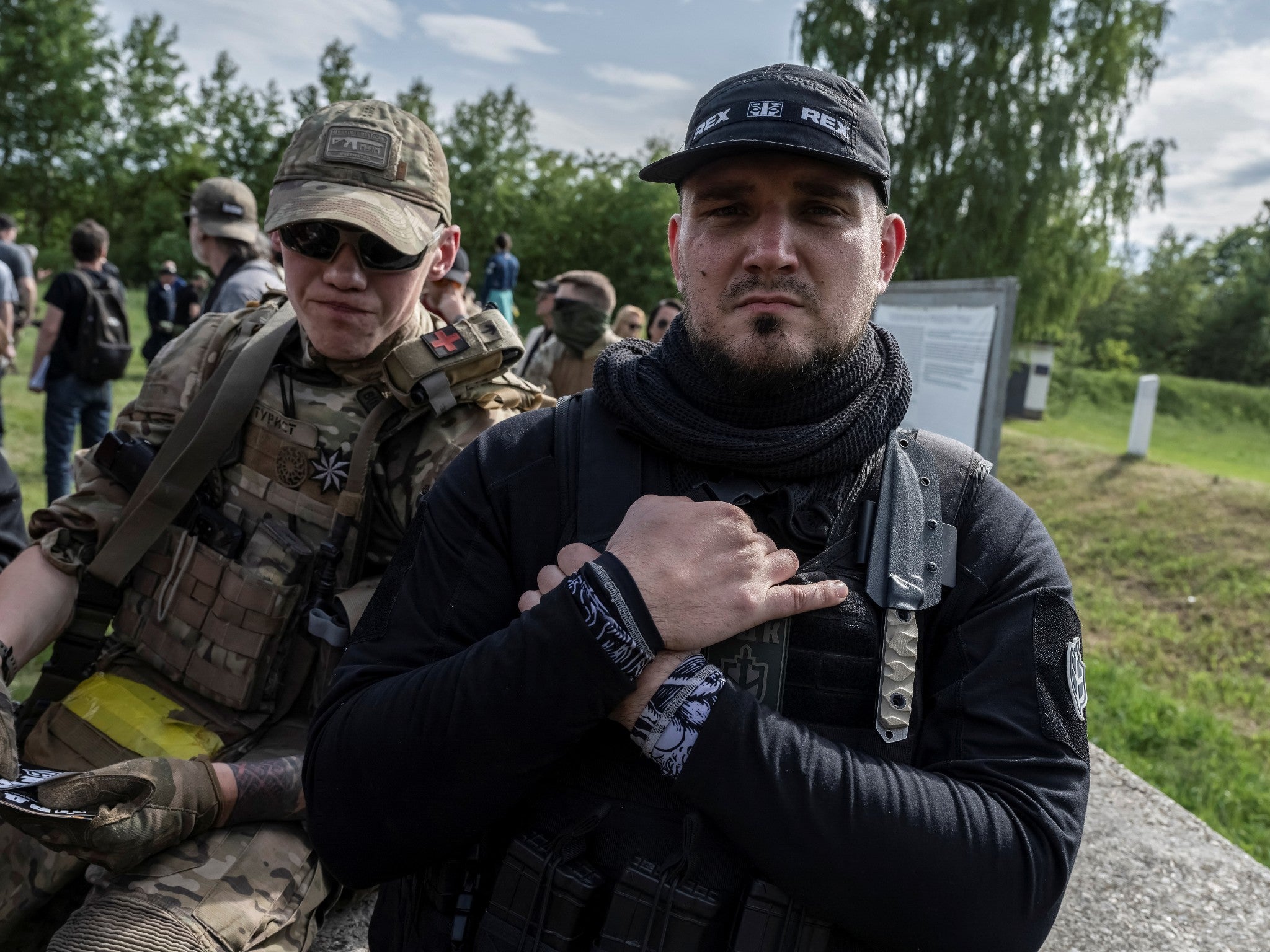 Russian Volunteer Corps commander, Moscow-born Denis Kapustin, also known as Denis Nikitin or by the nom de guerre White Rex