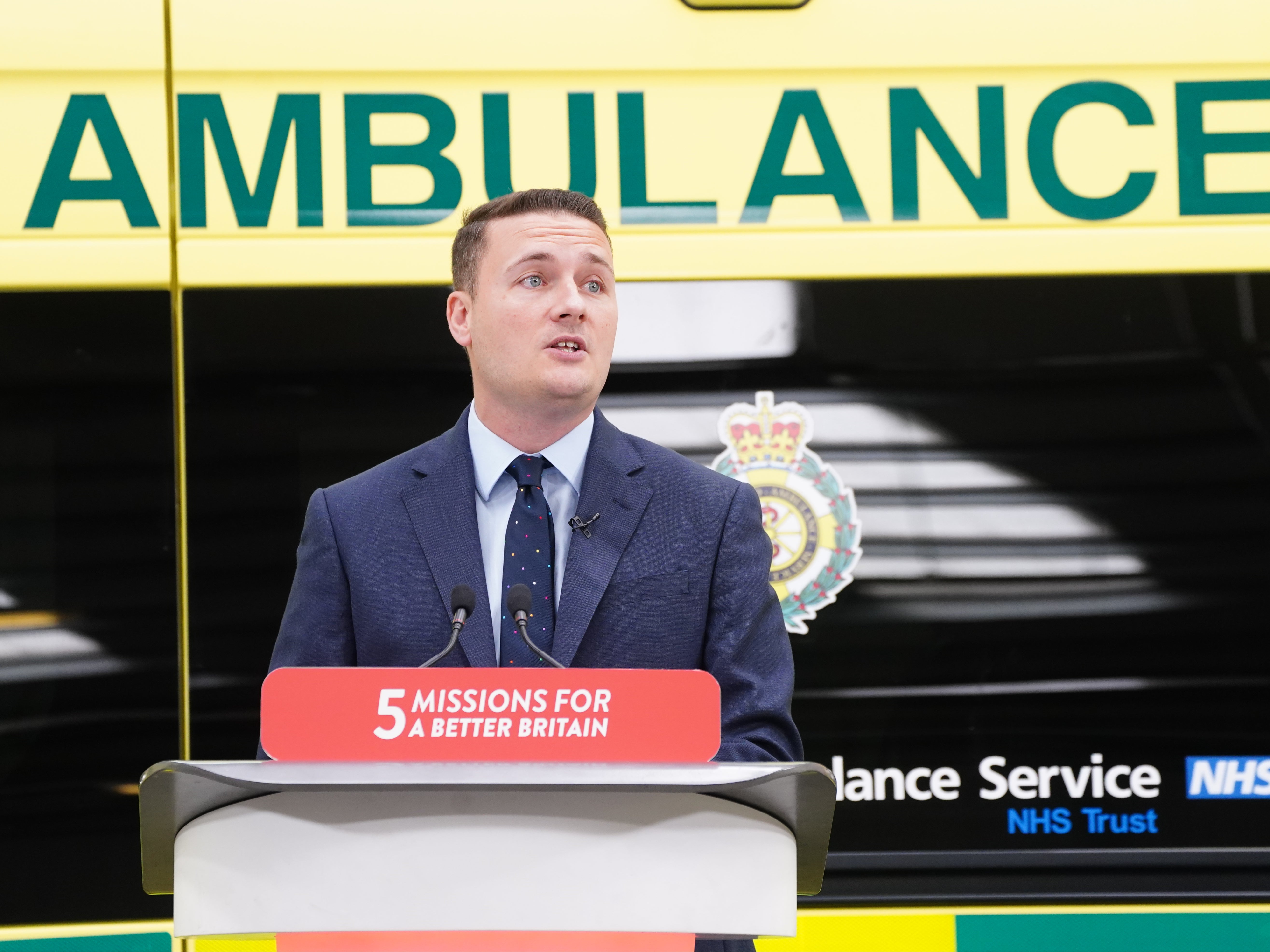 Shadow health secretary Wes Streeting