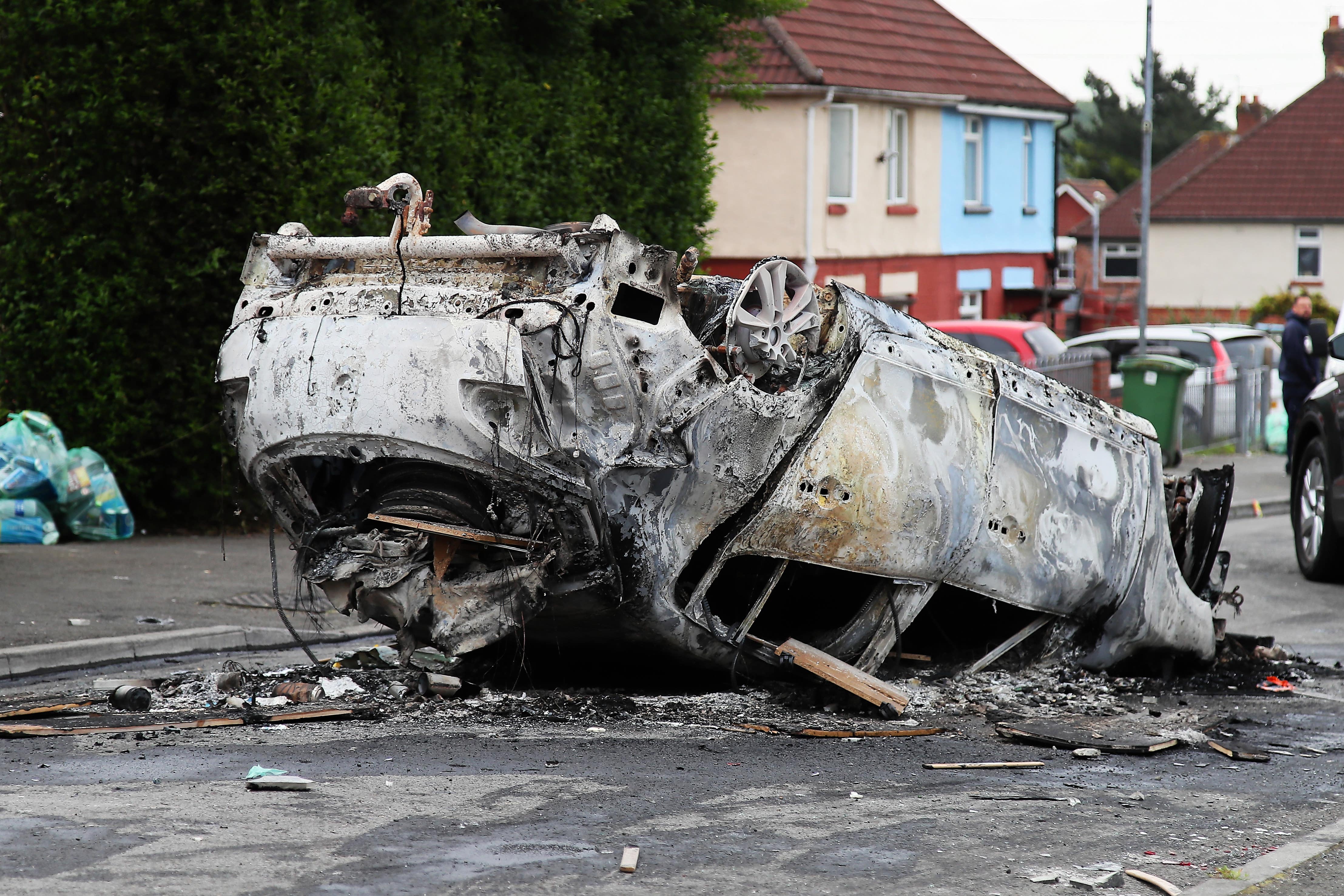 Nine arrested following the Cardiff riots