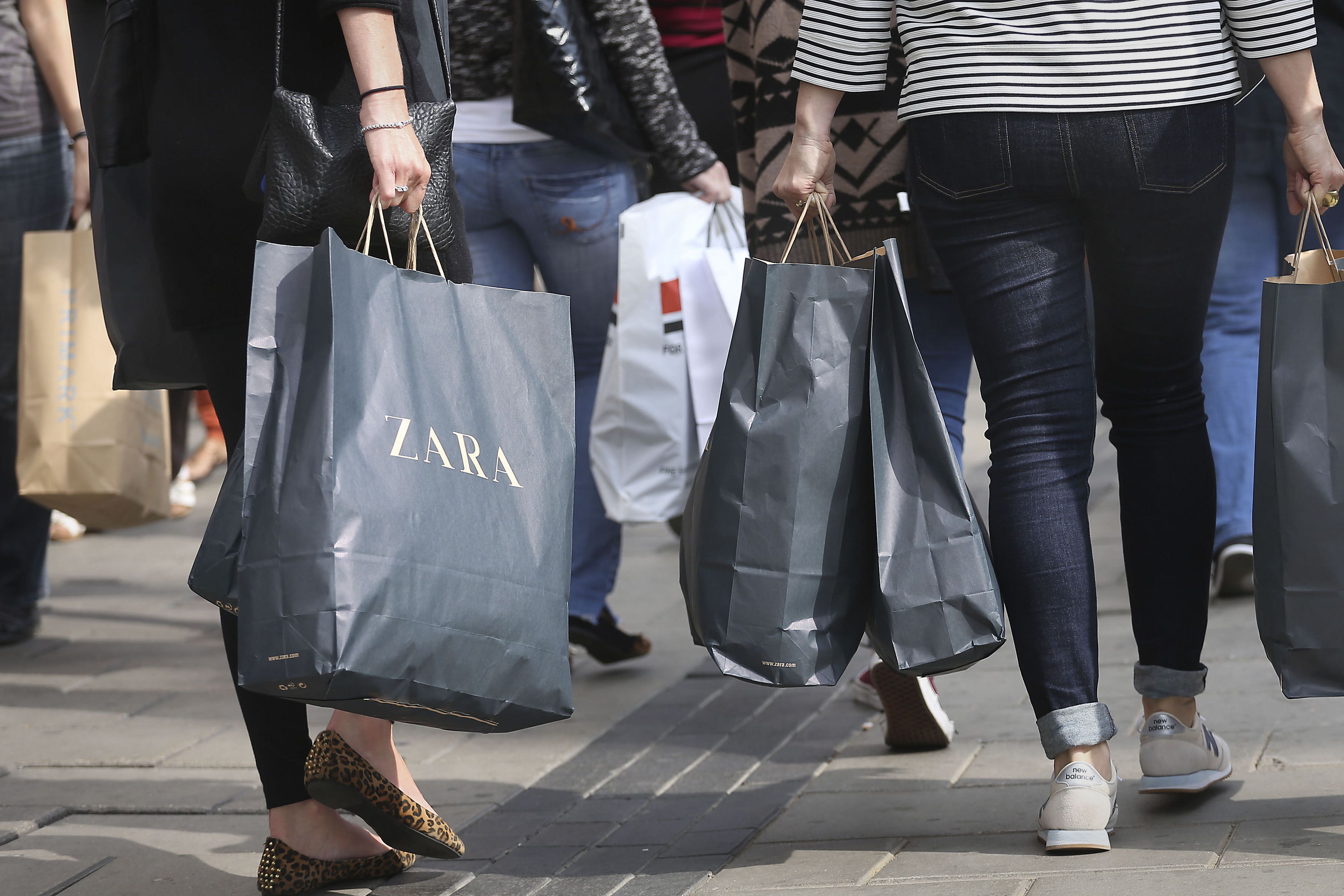 UK retail sales improved in April, according to official figures (Philip Toscano/PA)