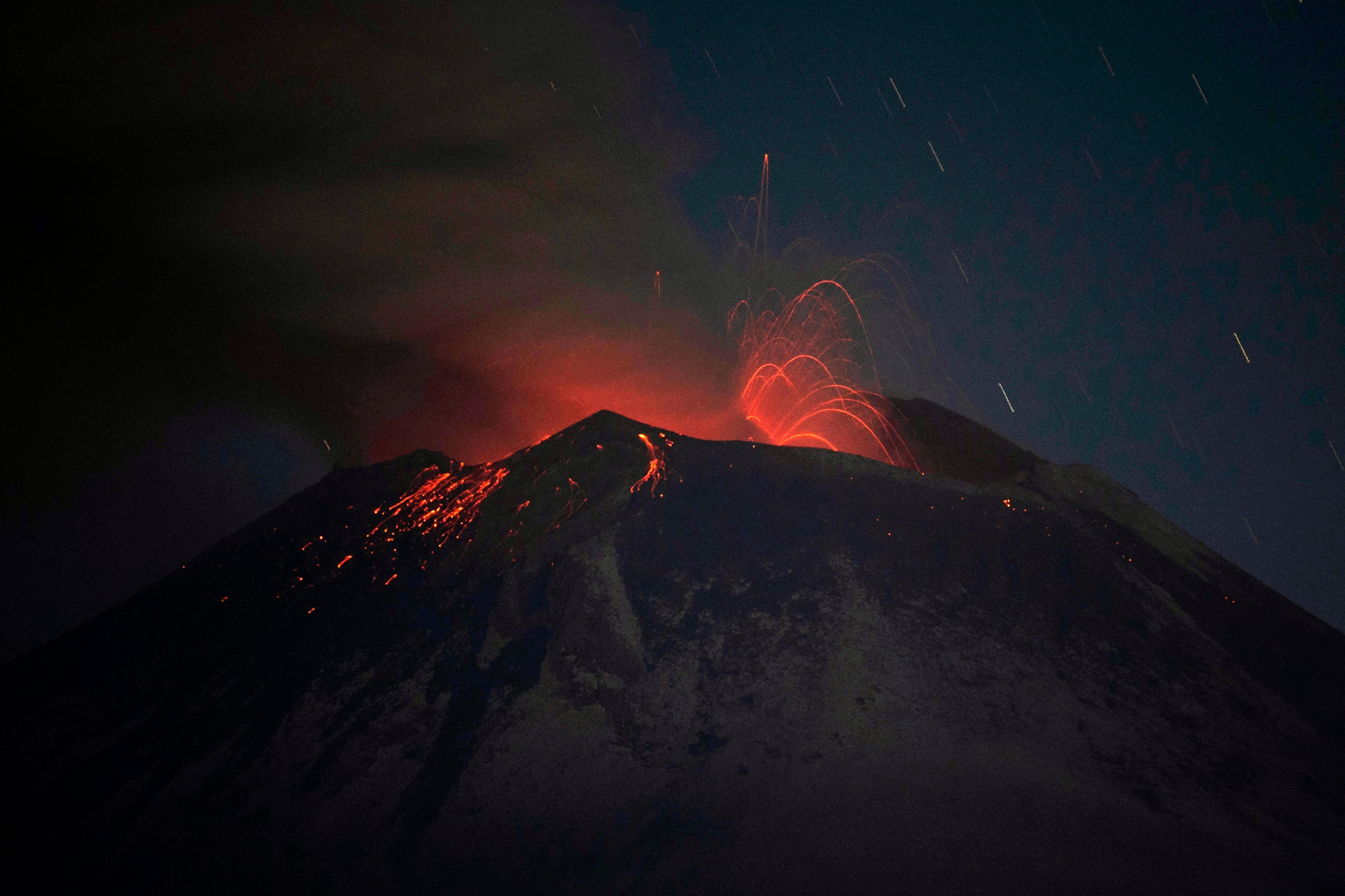APTOPIX Mexico Volcano
