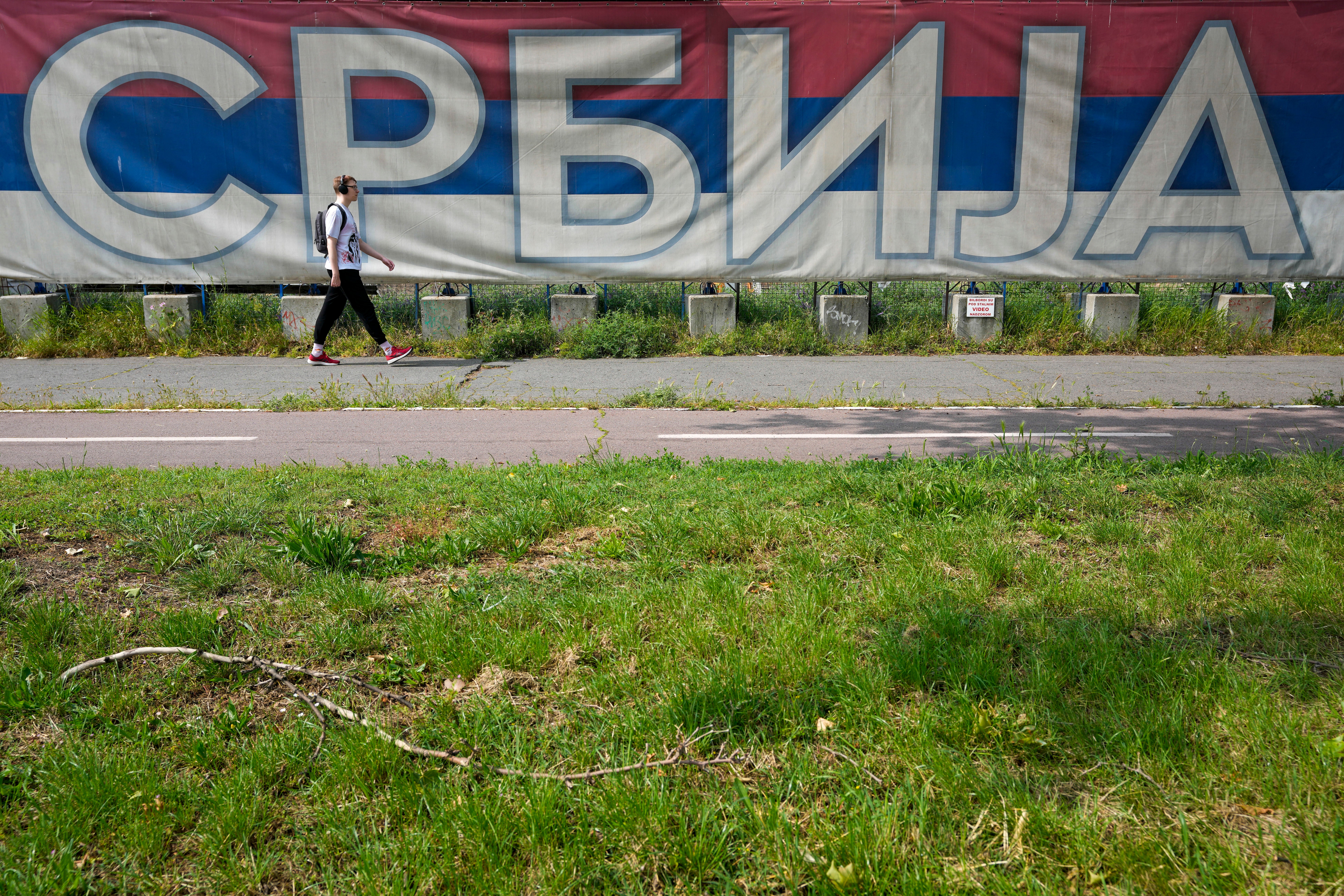 Serbia Shootings Rally