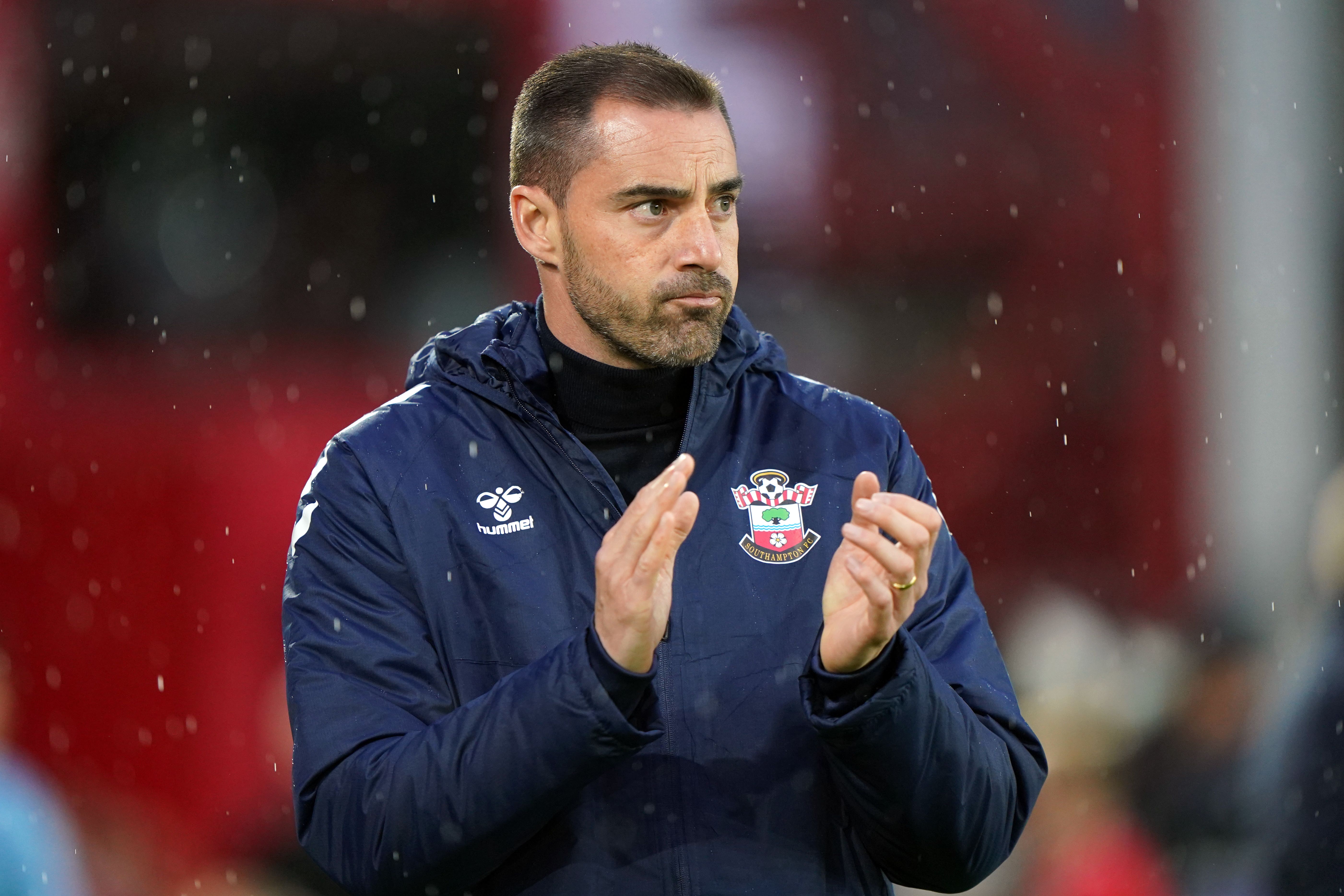 Ruben Selles is leaving Southampton (Joe Giddens/PA)