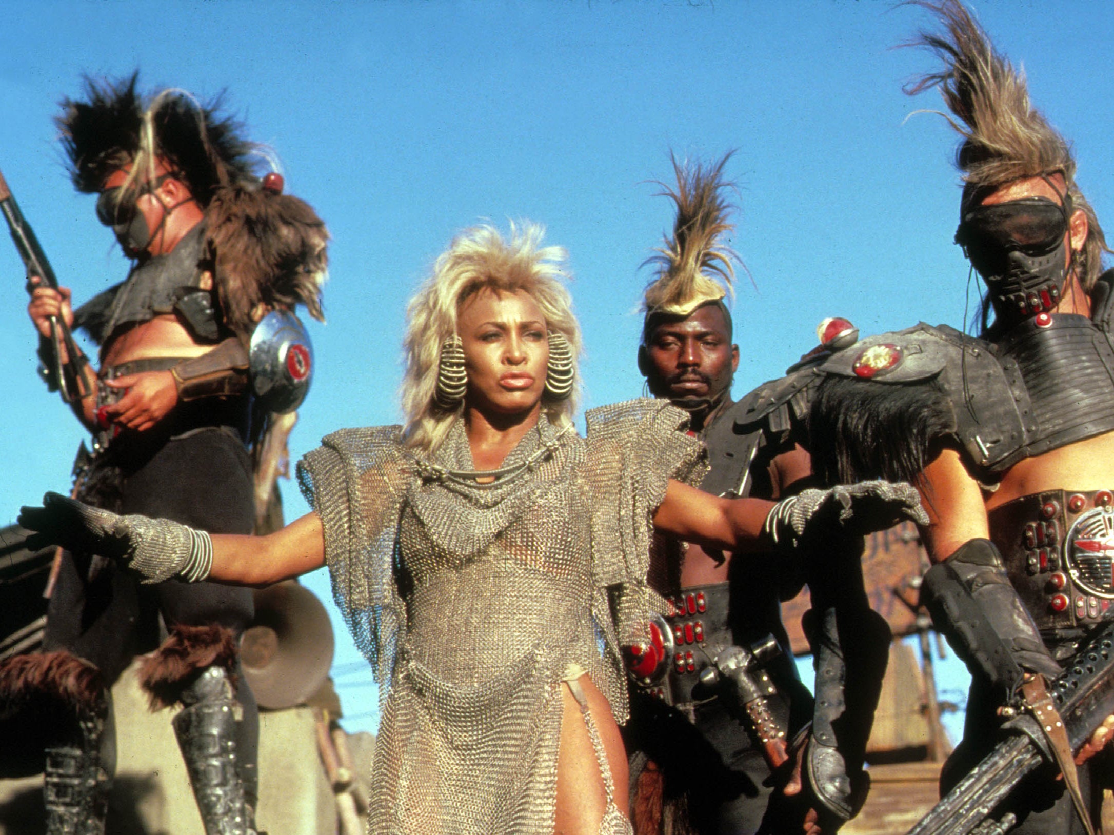 Tina Turner in 1985 film ‘Mad Max Beyond Thunderdome’