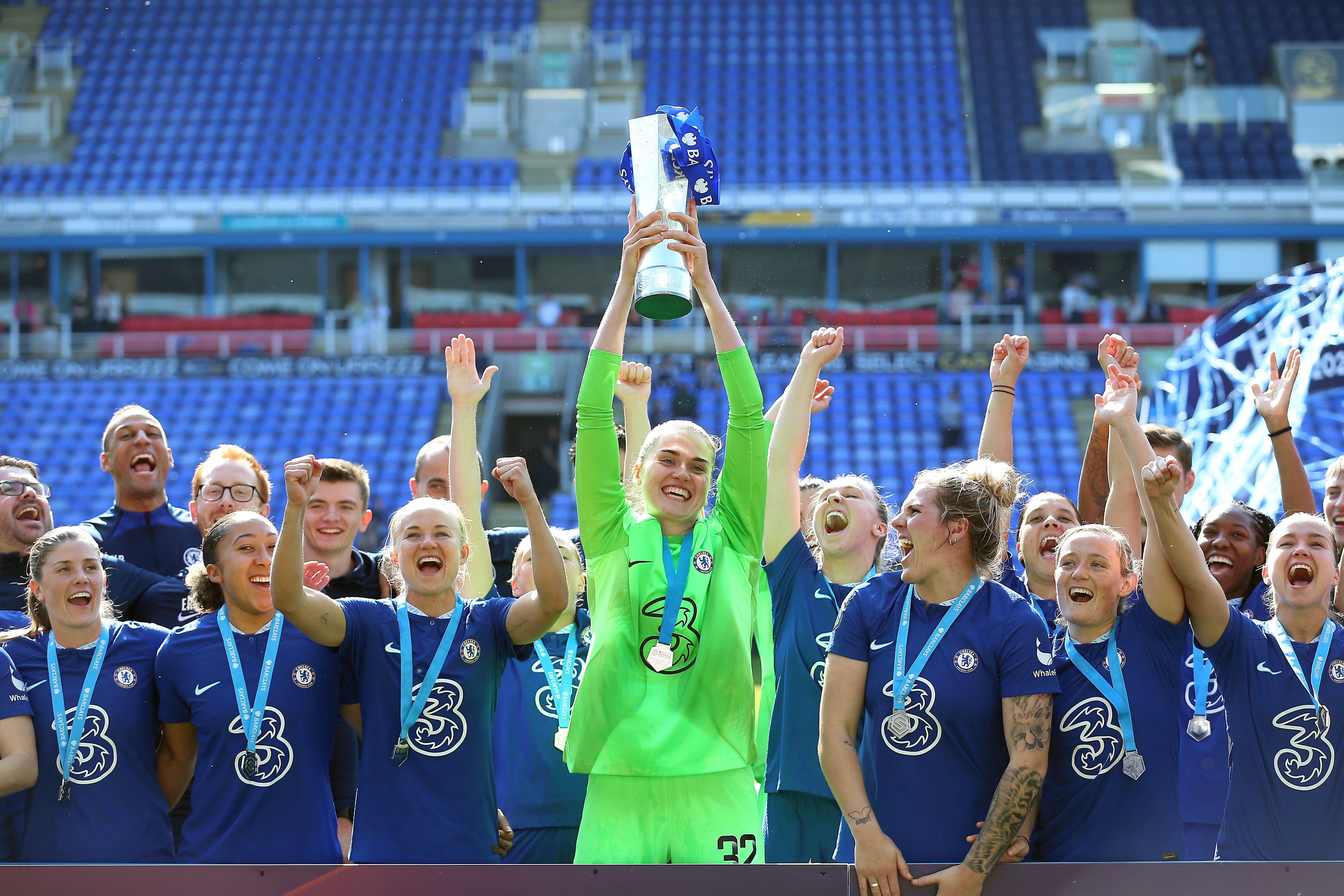 Chelsea are WSL champions once again (Nigel French/PA)