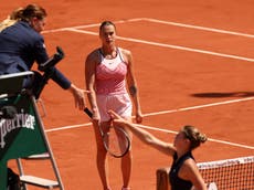 Ukraine’s Marta Kostyuk booed for refusing to shake opponent’s hand after French Open match