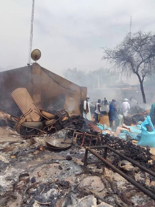 The Safeguarding Sudan’s Living Heritage team held a festival here in March - just weeks later it was left in ruins