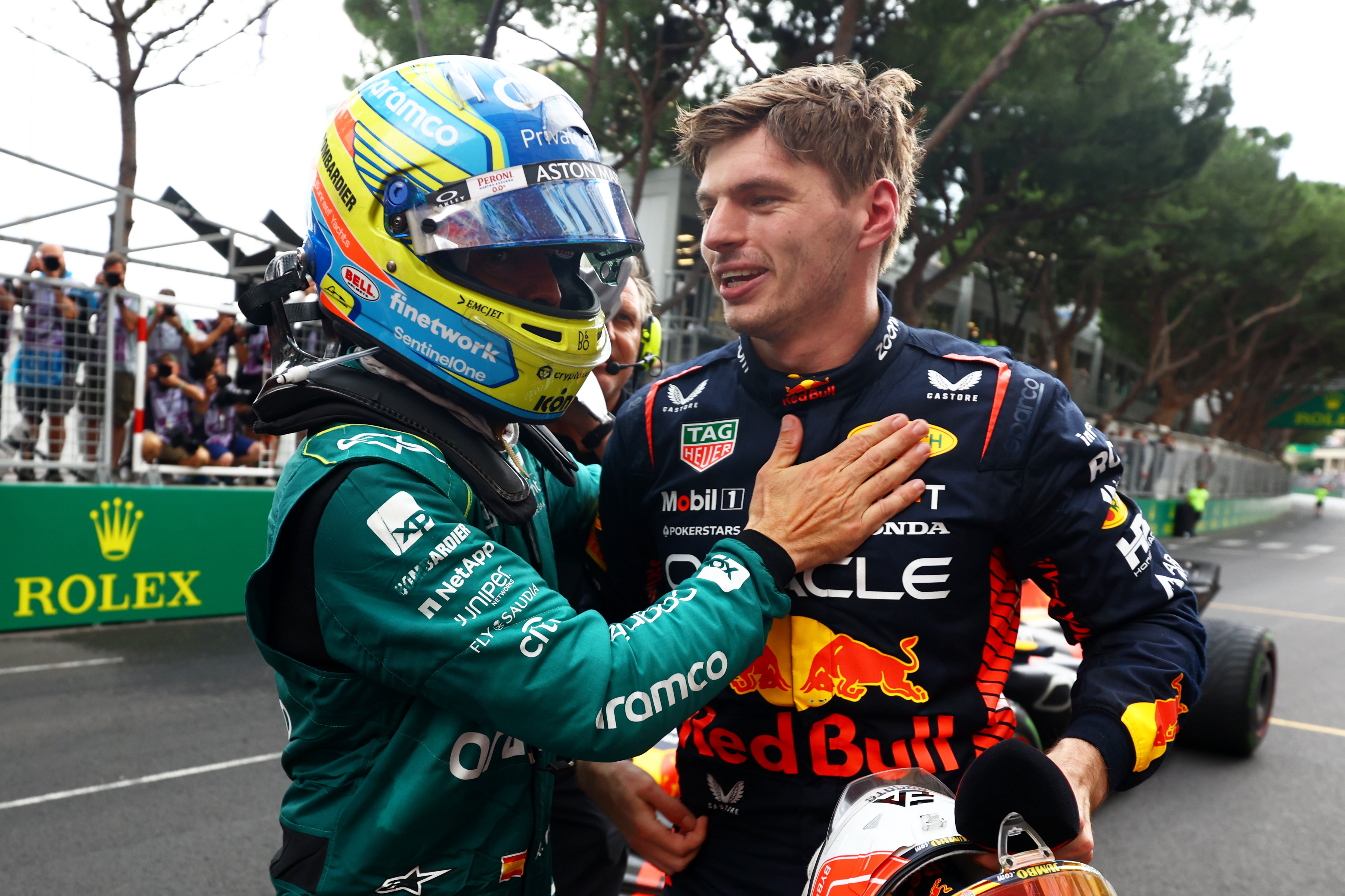 Max Verstappen won this race on Saturday, when he pipped Fernando Alonso to pole