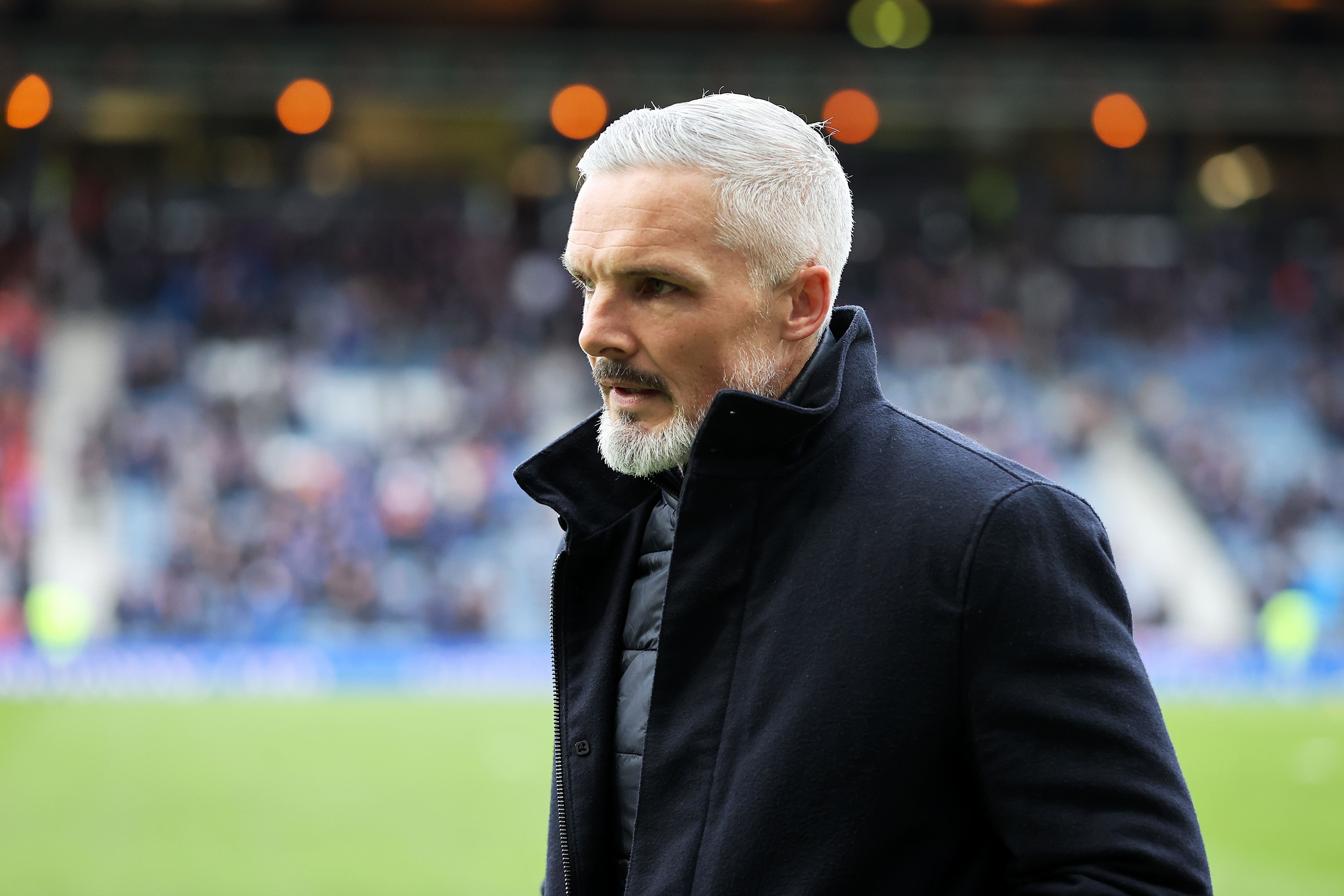 Jim Goodwin will remain as Dundee United boss despite relegation (Steve Welsh/PA)