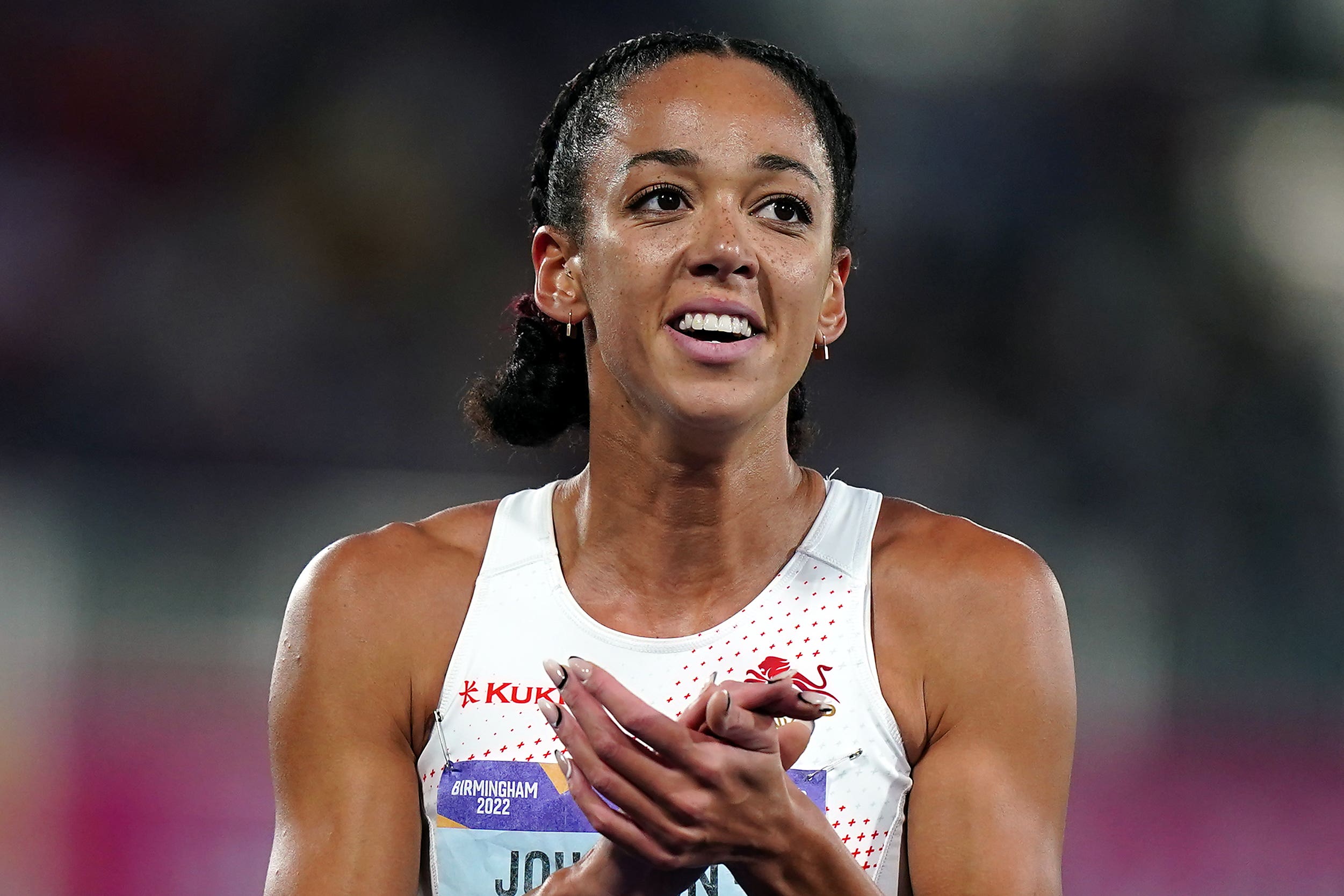 Katarina Johnson-Thompson was competing this weekend for the first time since last year’s Commonwealth Games (Mike Egerton/PA)