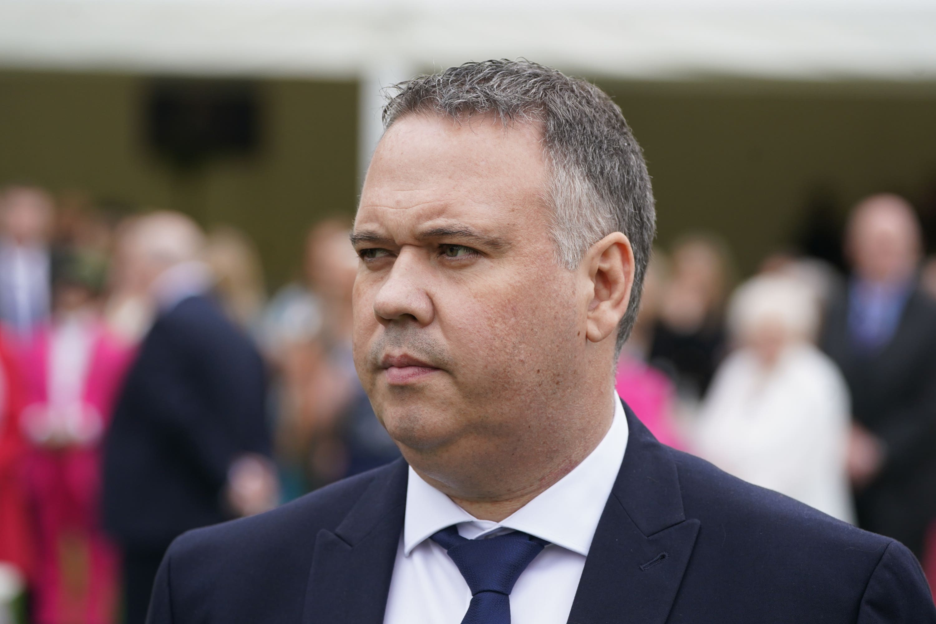 Detective Chief Superintendent John Caldwell, attends a Garden Party at Hillsborough Castle, Co Down. Seven men have been charged with attempting to murder him and they will appear in court on Monday (Brian Lawless/PA)