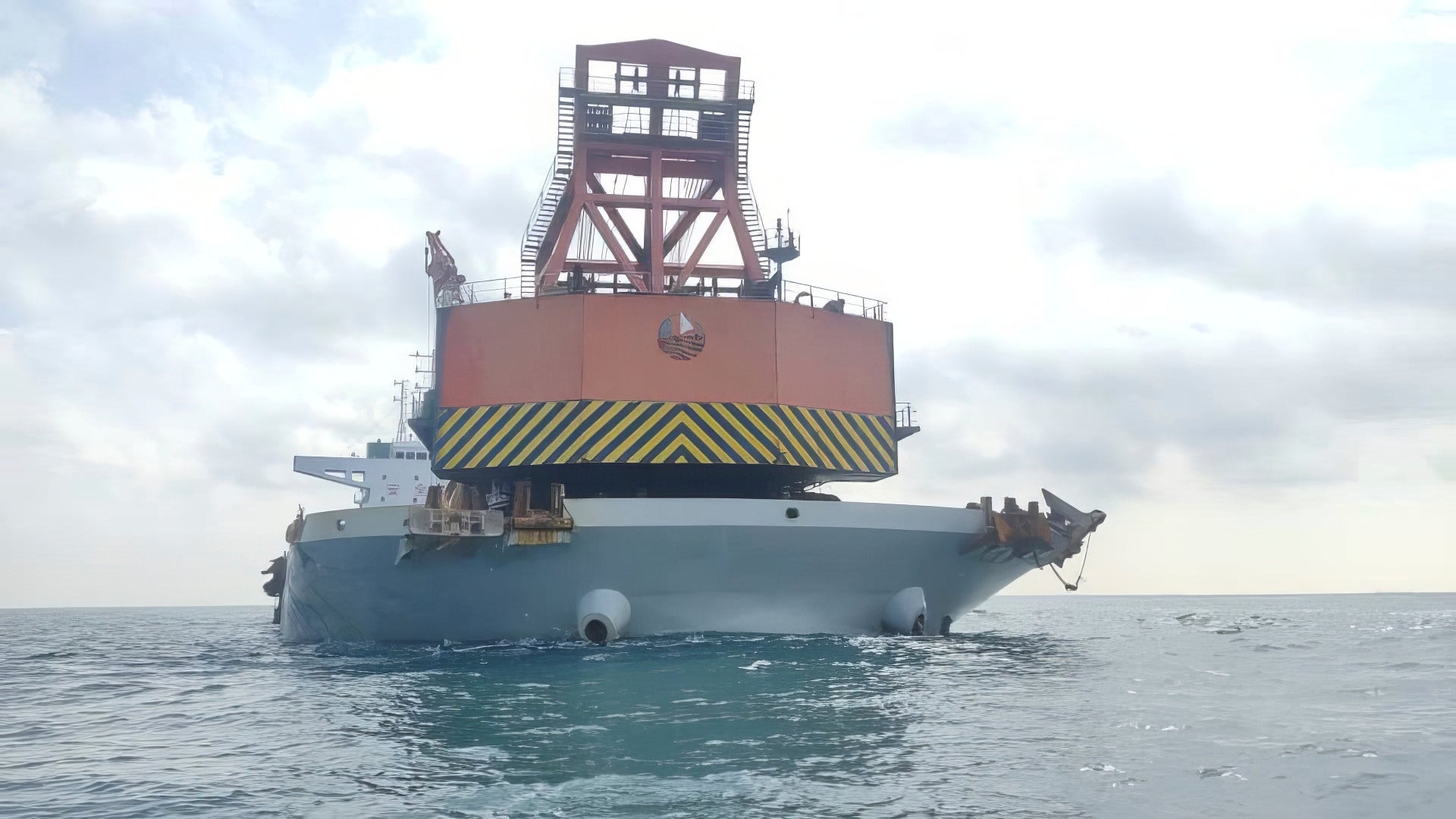 Undated photo released by the Malaysian Maritime Enforcement Agency (MMEA) on Monday shows the China-registered bulk carrier ship that was detained