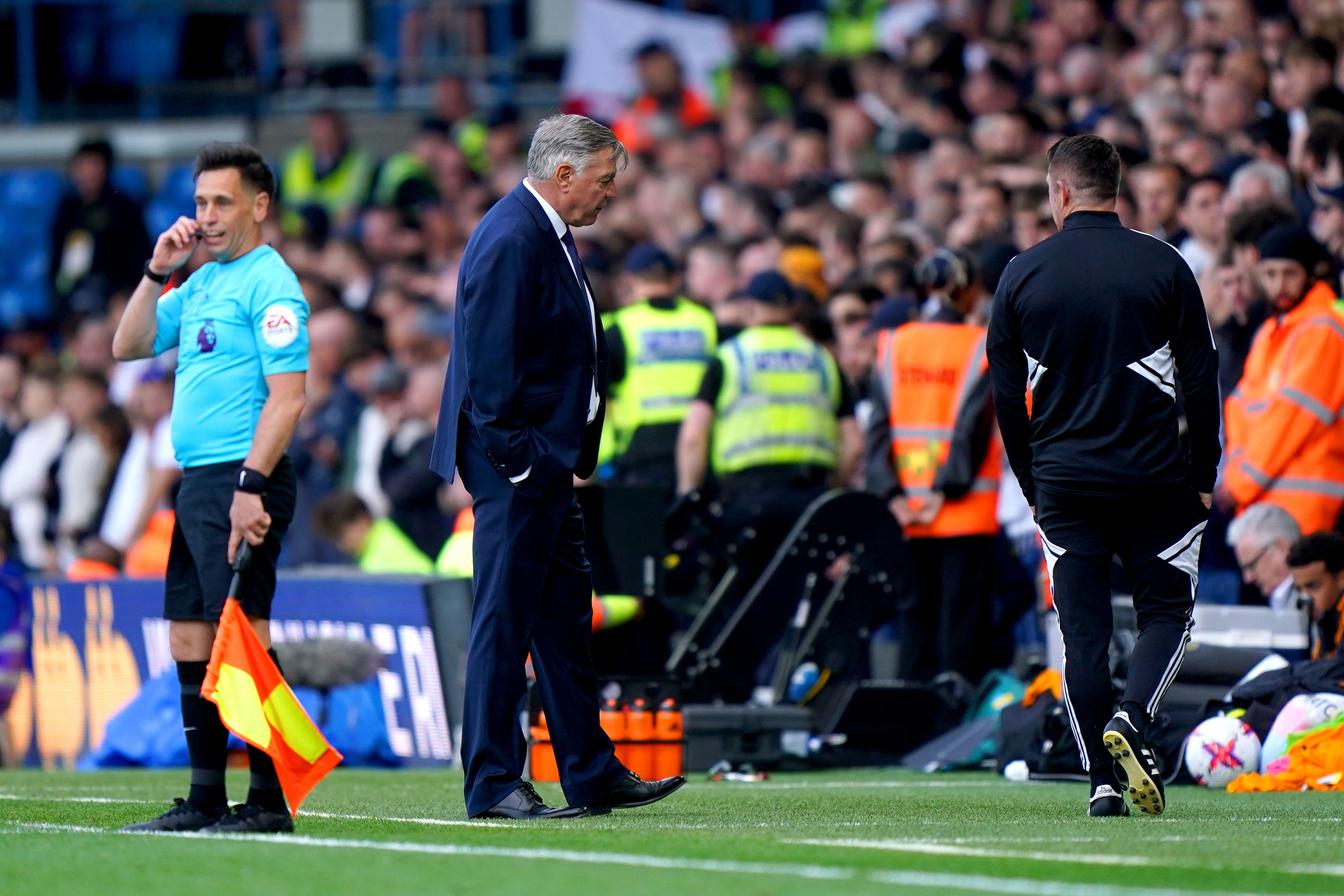 Leeds manager Sam Allardyce was unable to rescue the club from relegation (Tim Goode/PA)