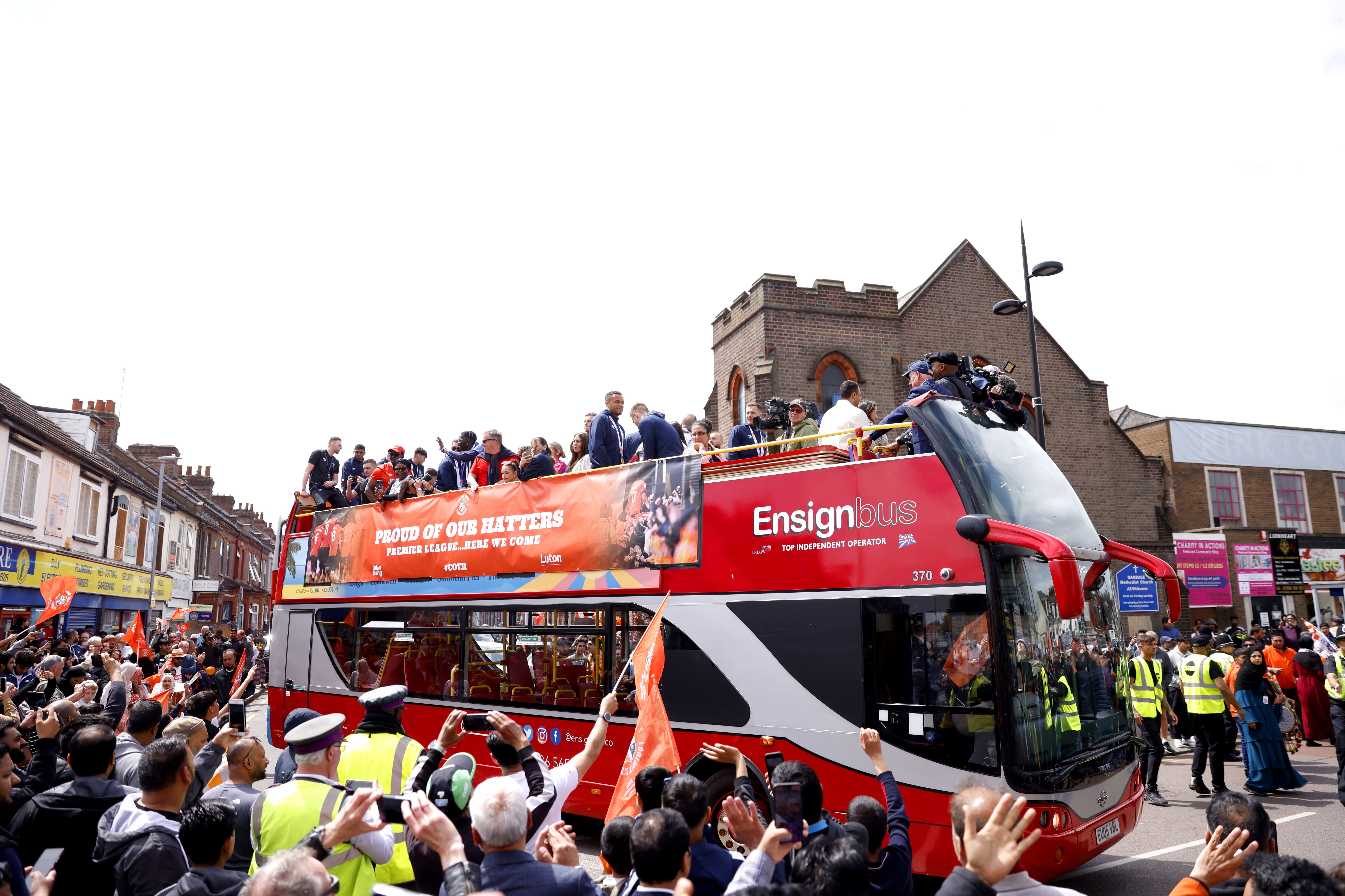 Luton were promoted to the top flight last season but face a battle to survive