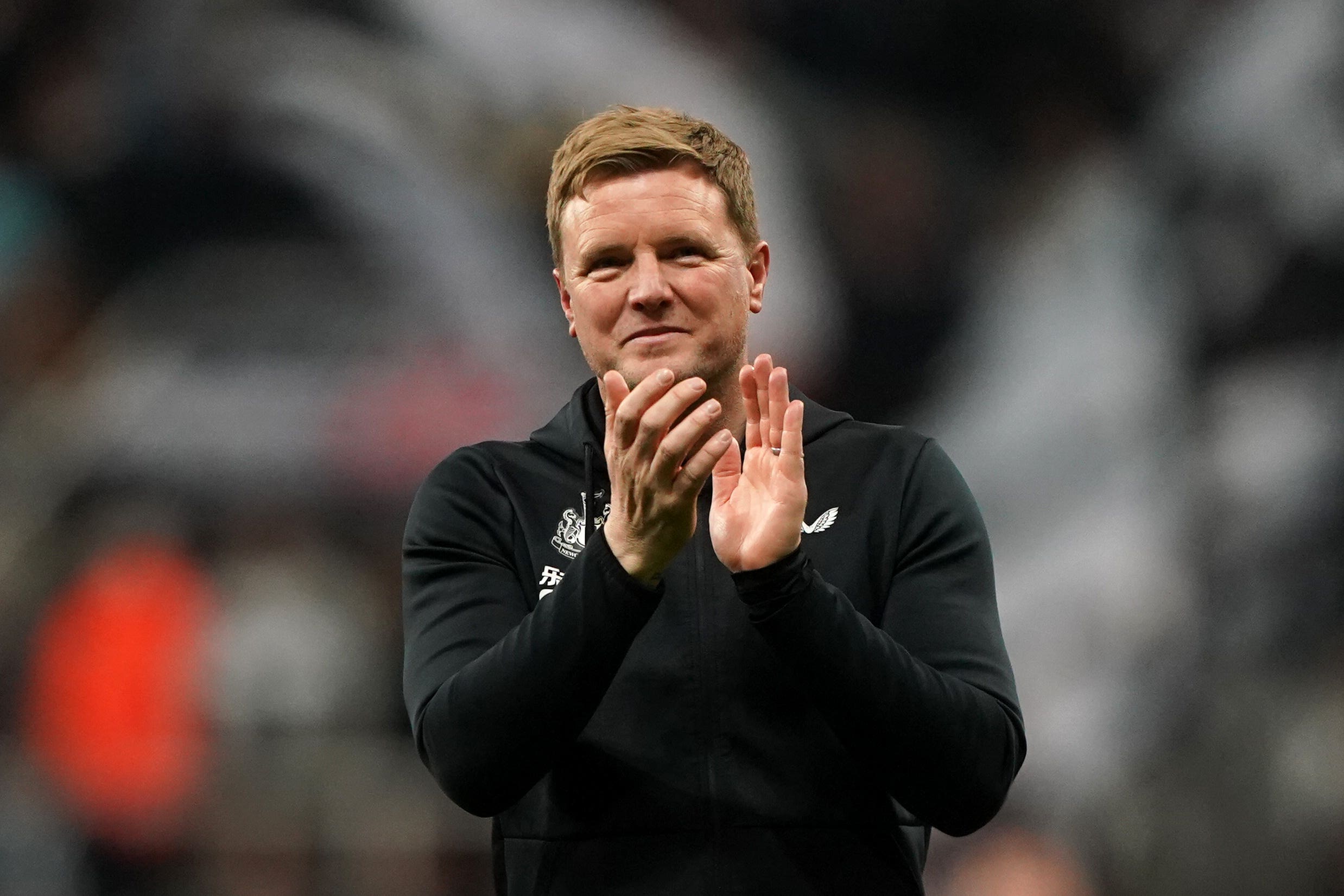 Eddie Howe believes Newcastle need to invest in order to compete on all fronts next season (Owen Humphreys/PA)