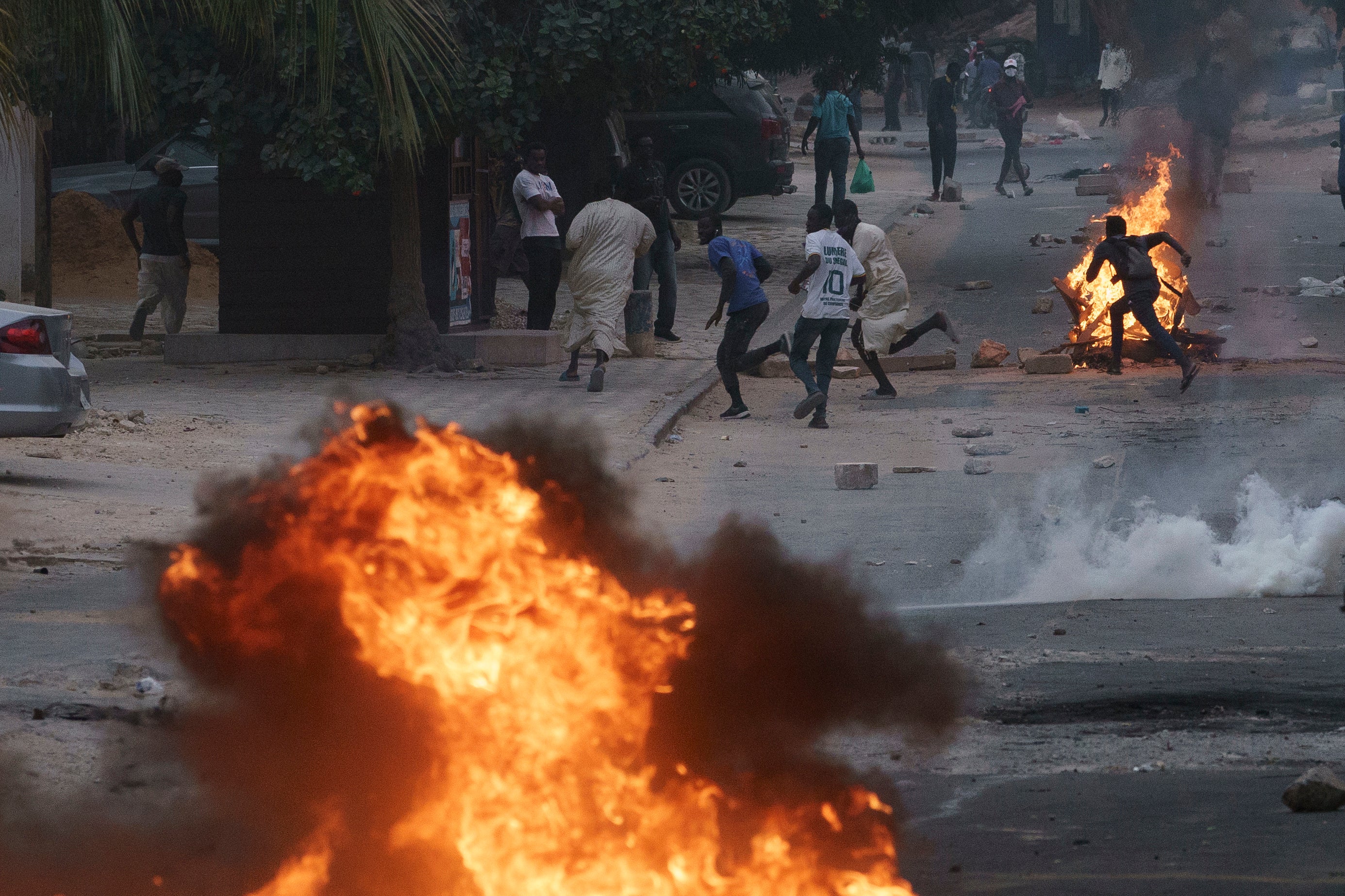 Senegal Tear Gas Fired