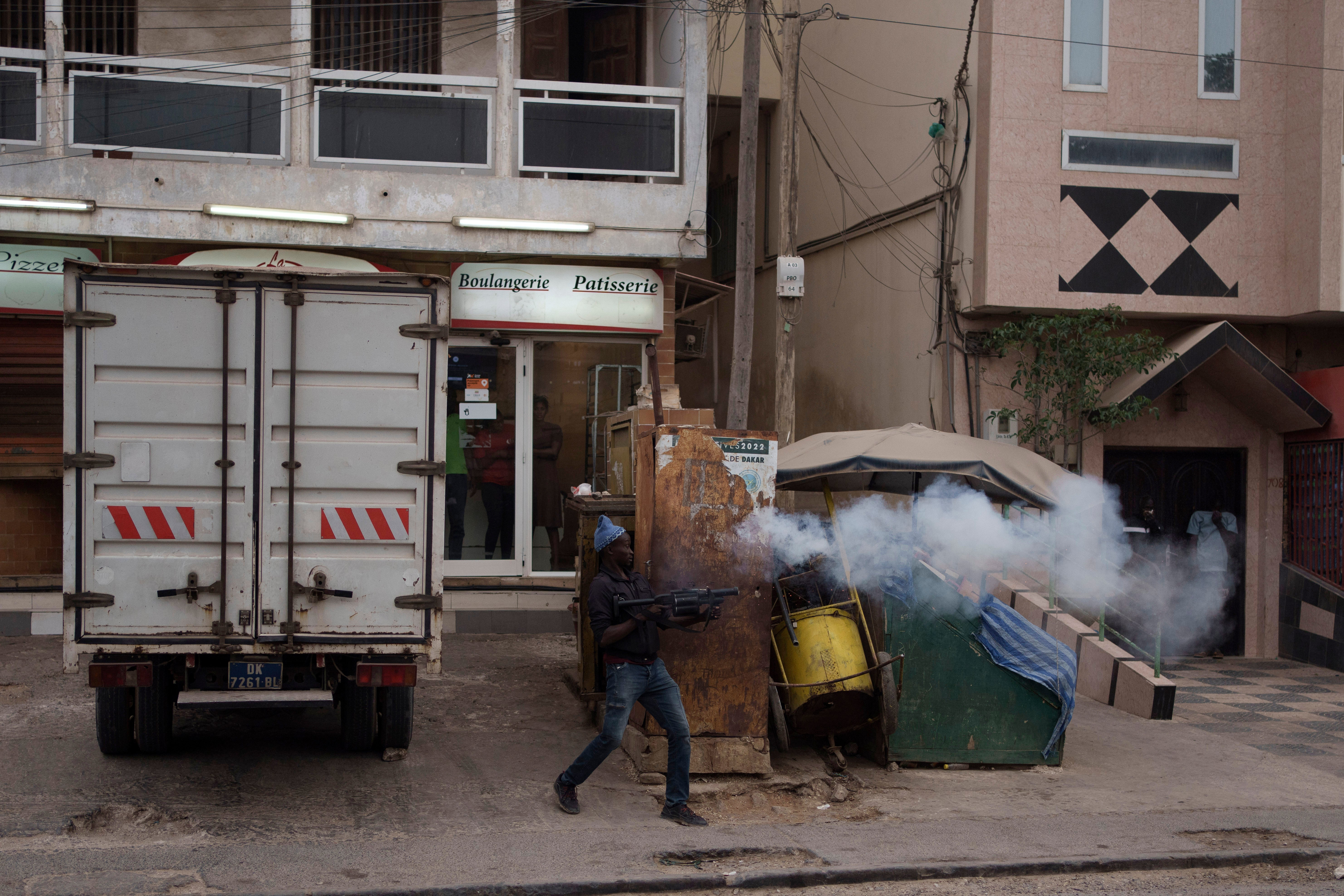 Senegal Tear Gas Fired