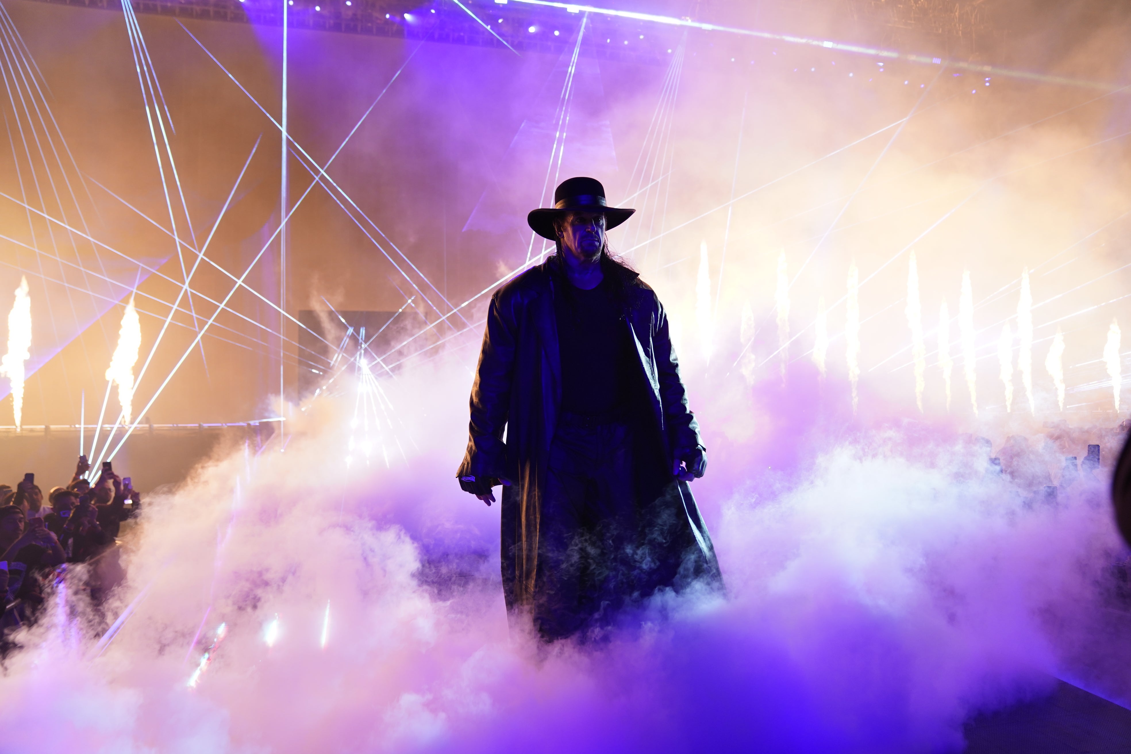 The Undertaker makes his WWE entrance