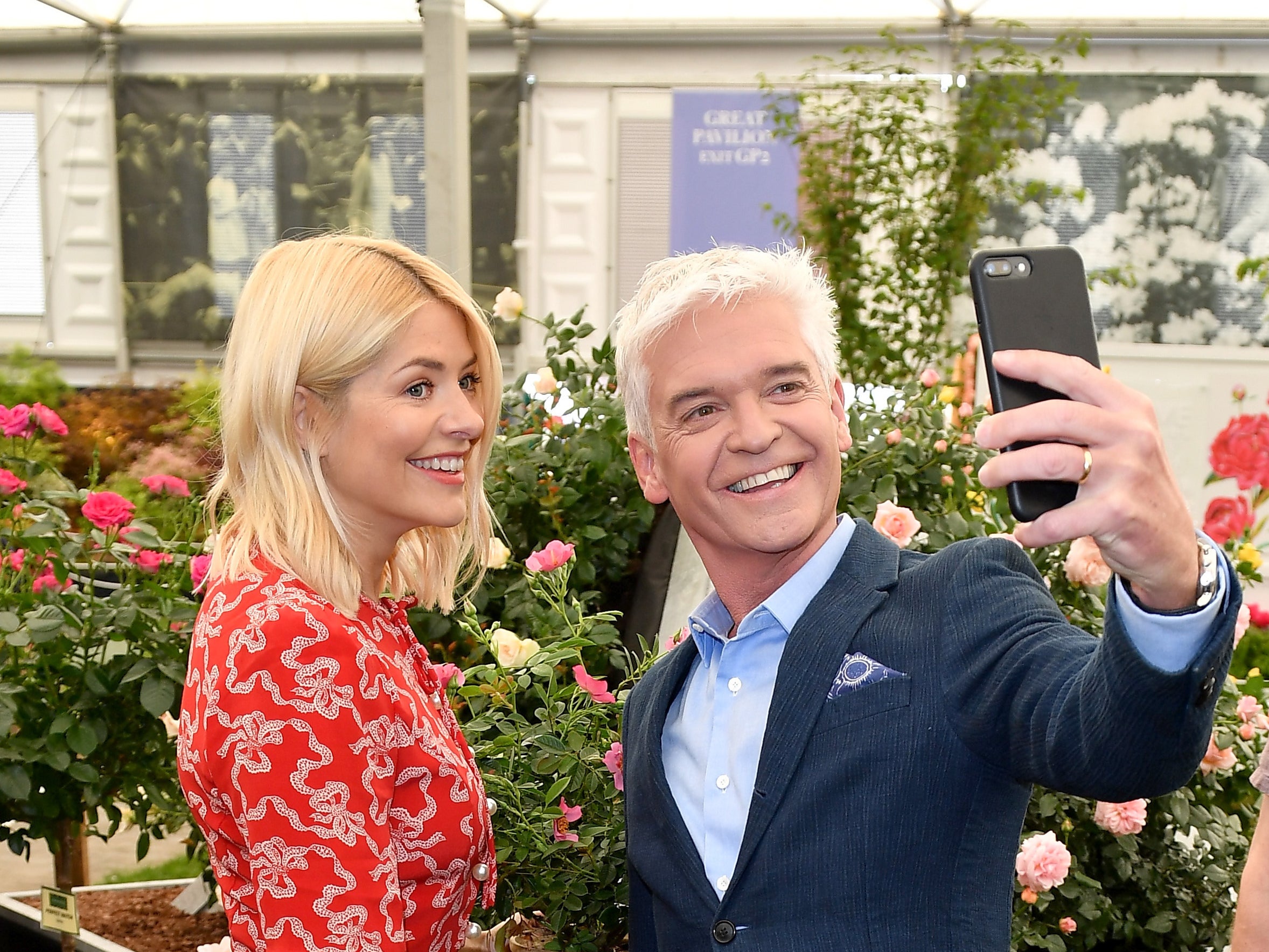 Holly Willoughby and Phillip Schofield photographed in 2018