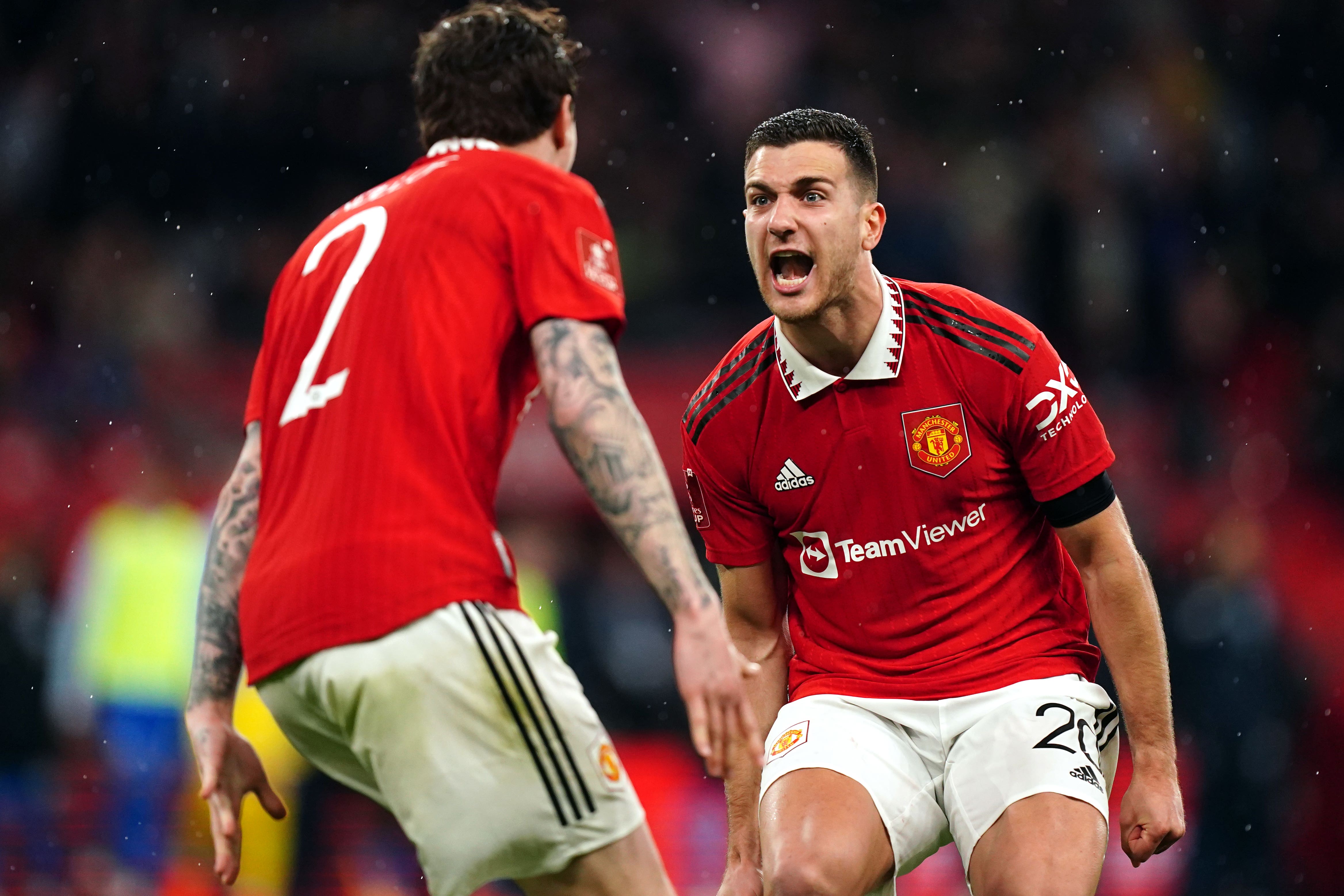 Manchester United are through to a 21st FA Cup final (Mike Egerton/PA)