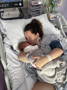 Mother’s warning after deadly flesh-eating disease almost kills her a week after birth