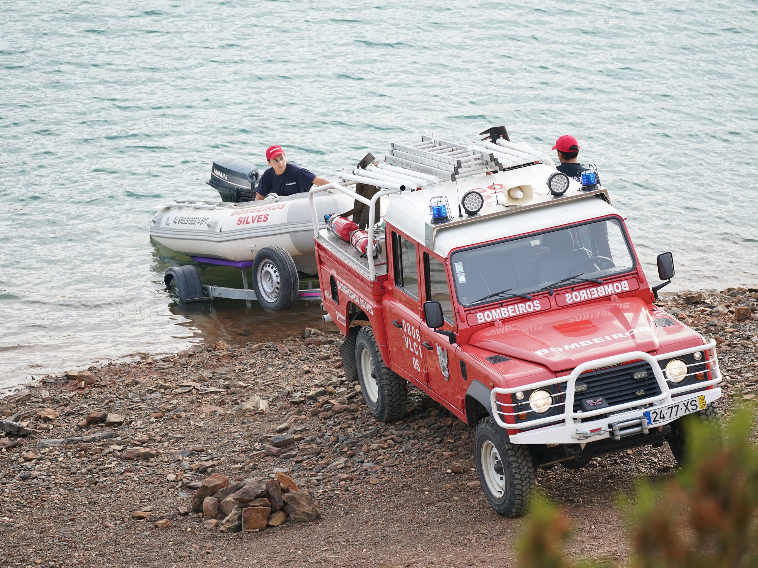 Teams searched the water in a reservoir in Portugal last month