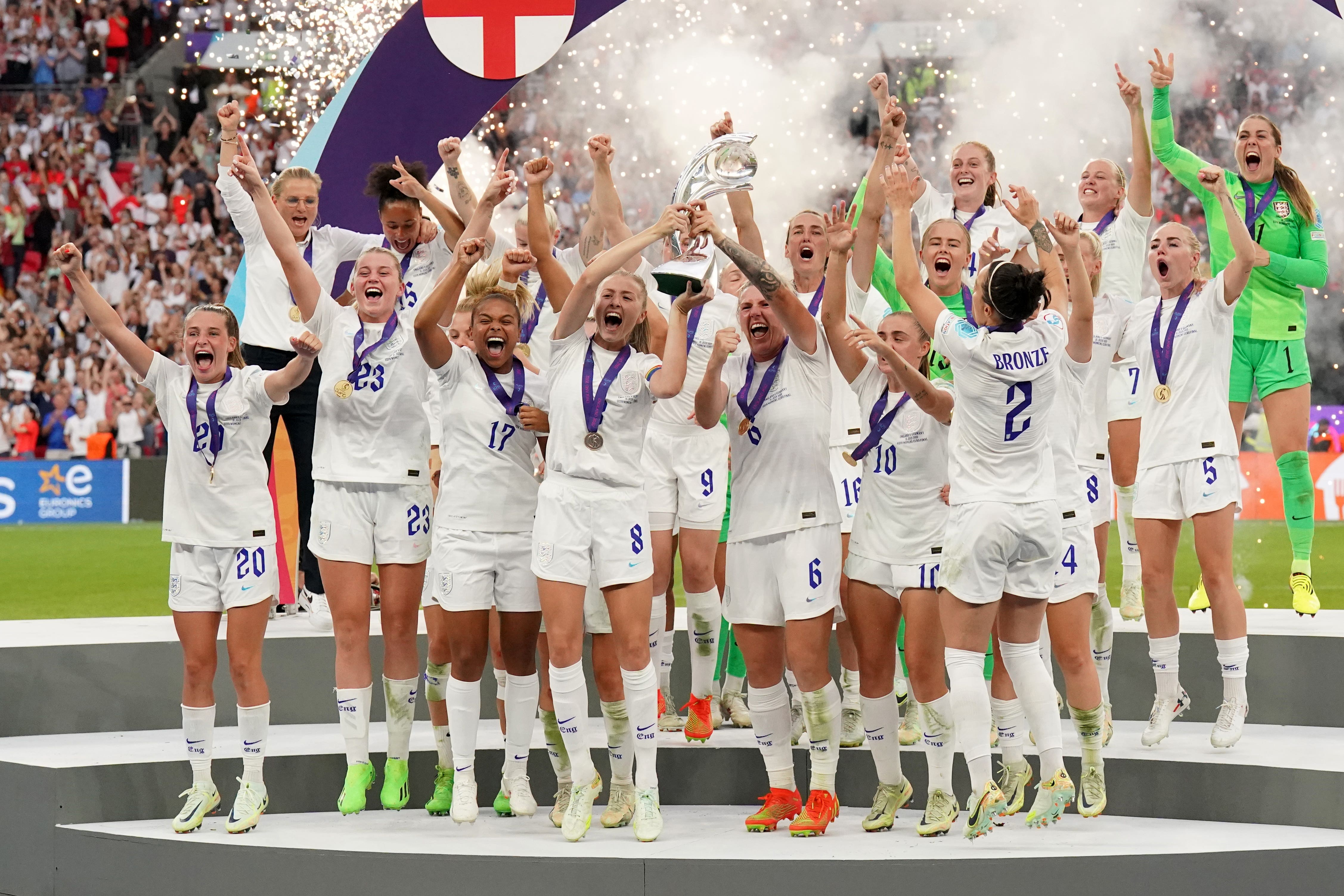 England head for the World Cup finals as reigning European champions (Jonathan Brady/PA)