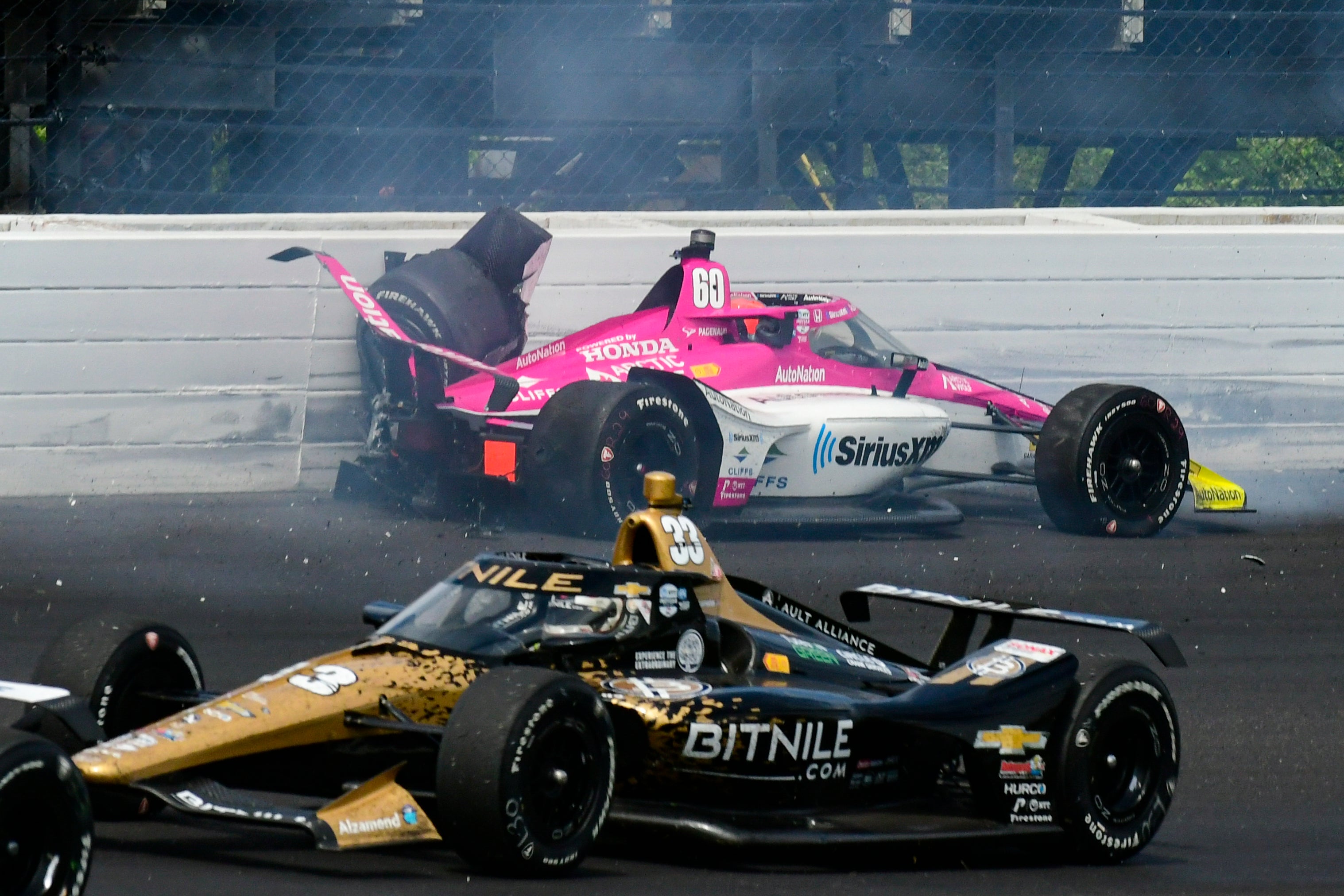 APTOPIX IndyCar Indy 500 Auto Racing