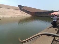 Indian official fined for draining dam to find his missing phone