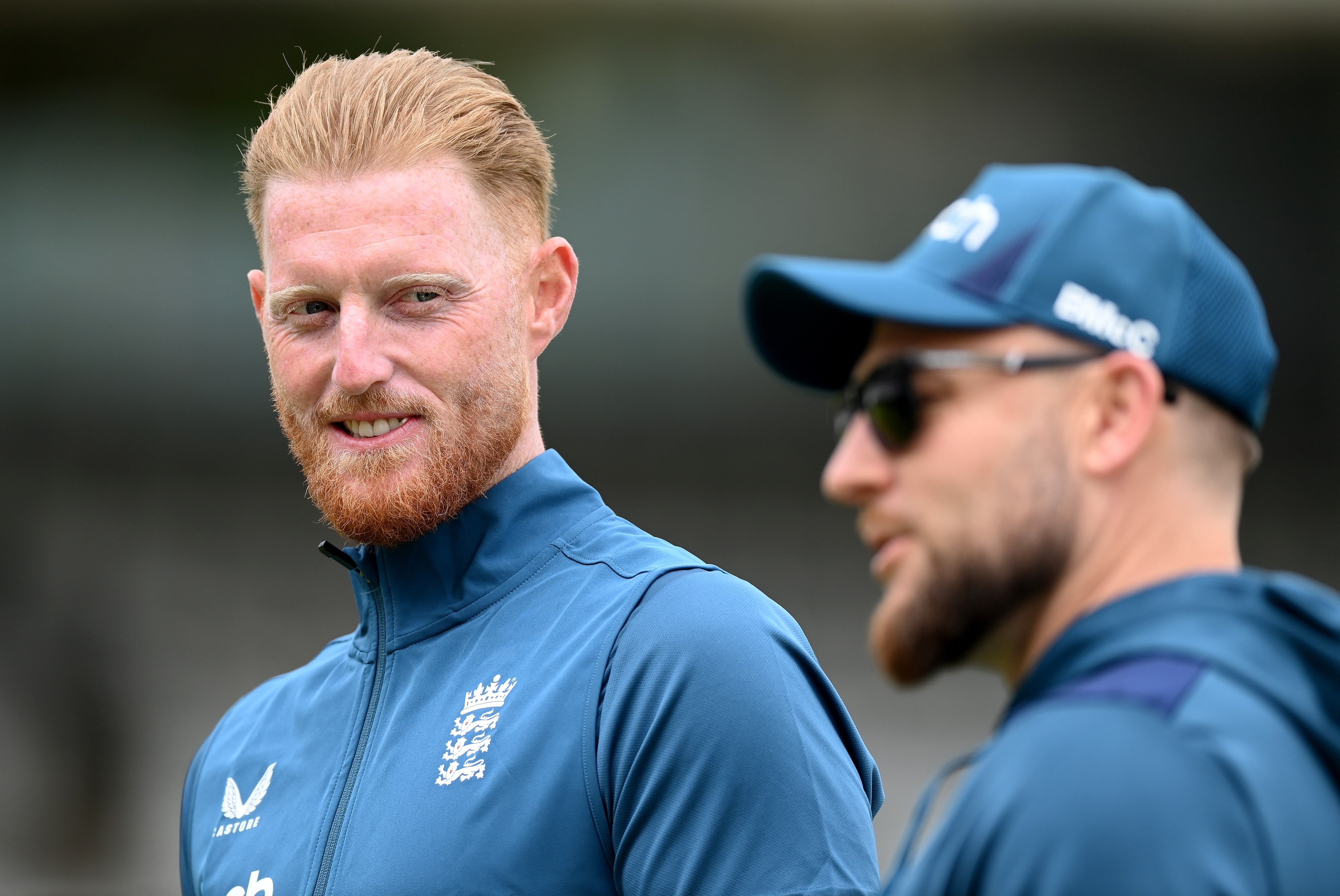 Ben Stokes speaks to Brendon McCullum at Lord’s Cricket Ground