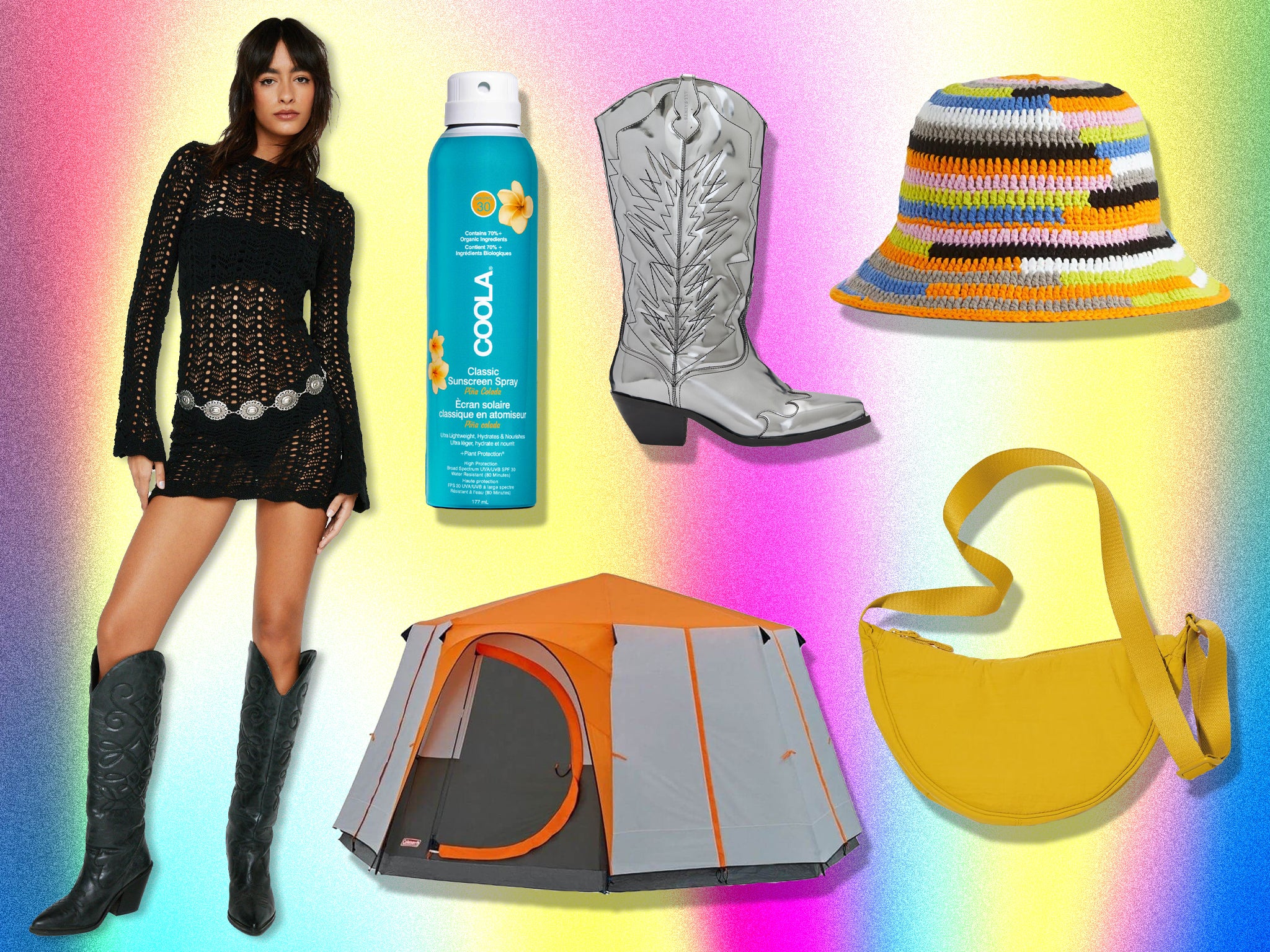 Festival checklist 2023: Camping gear, clothing, beauty and more essentials